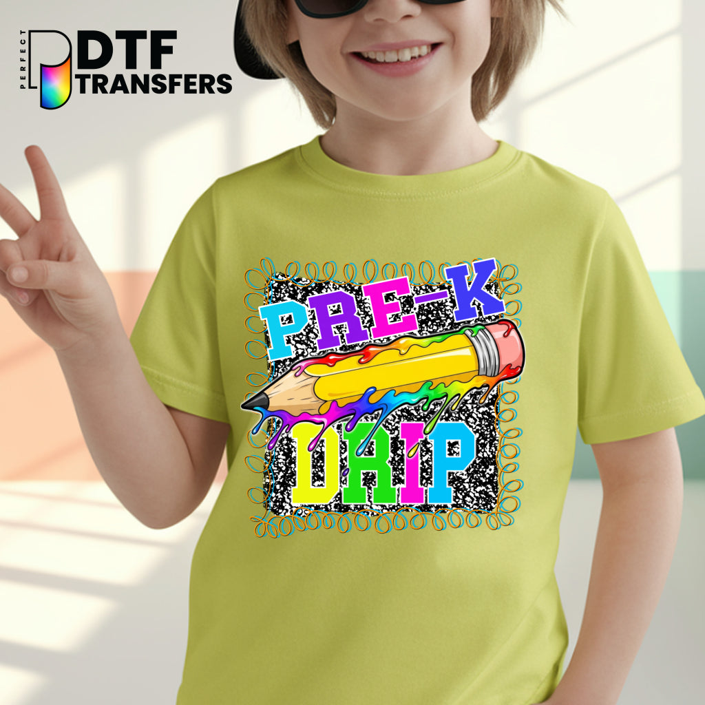 PRE-K DRIP – Teacher DTF Transfer