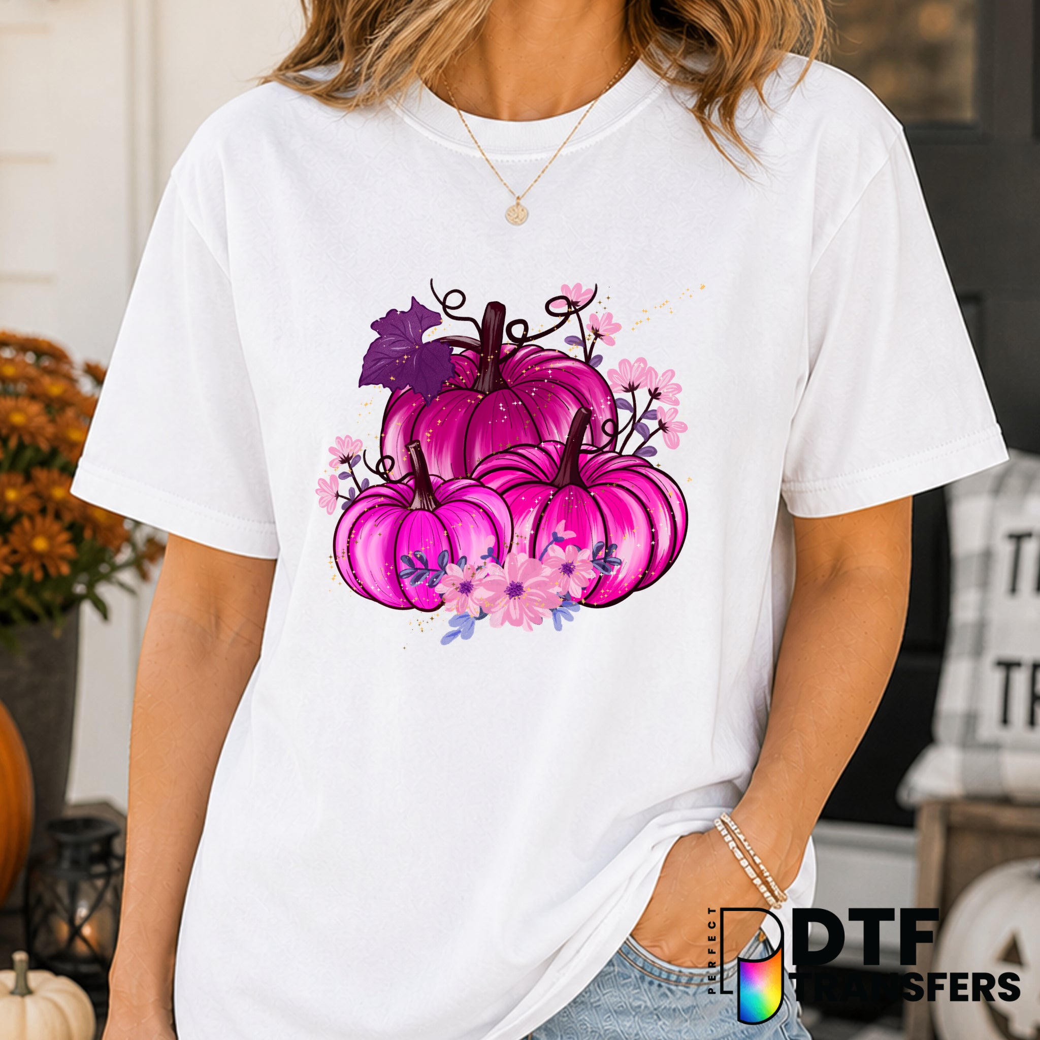 Pumpkin Spice & Everything Nice – Halloween DTF Transfer