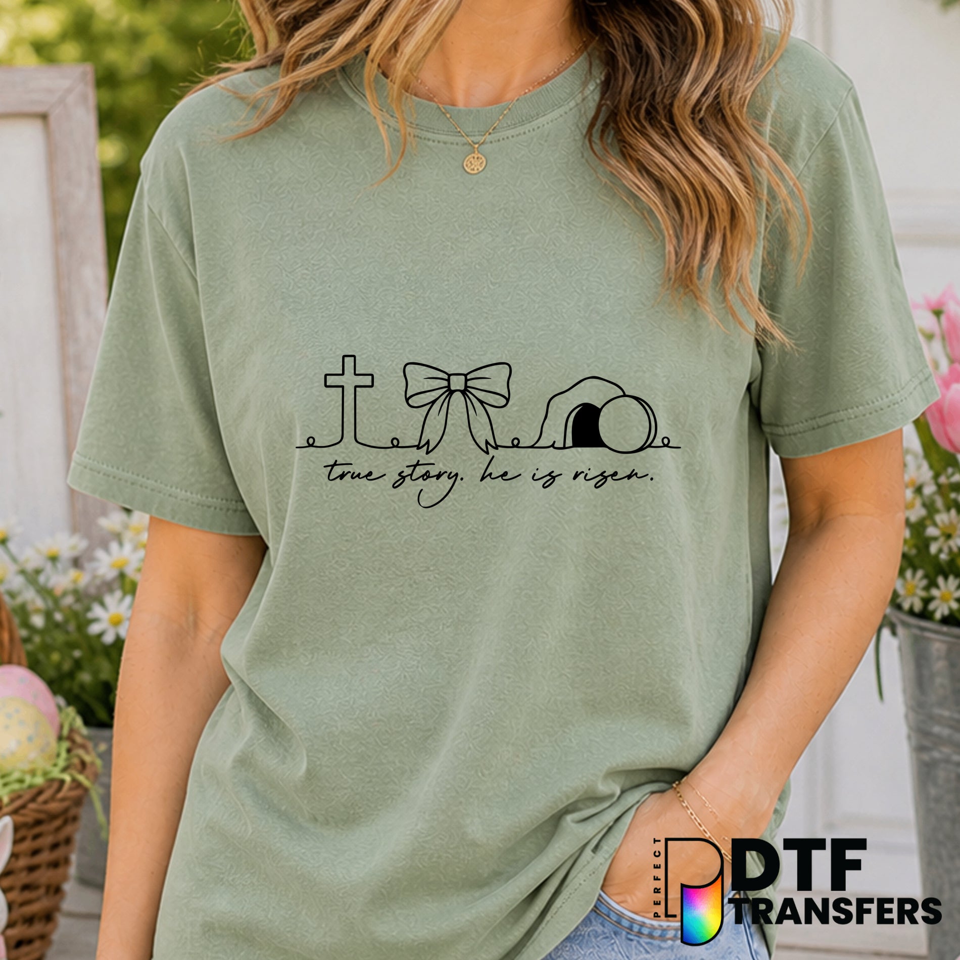 TRUE STORY – Easter DTF Transfer