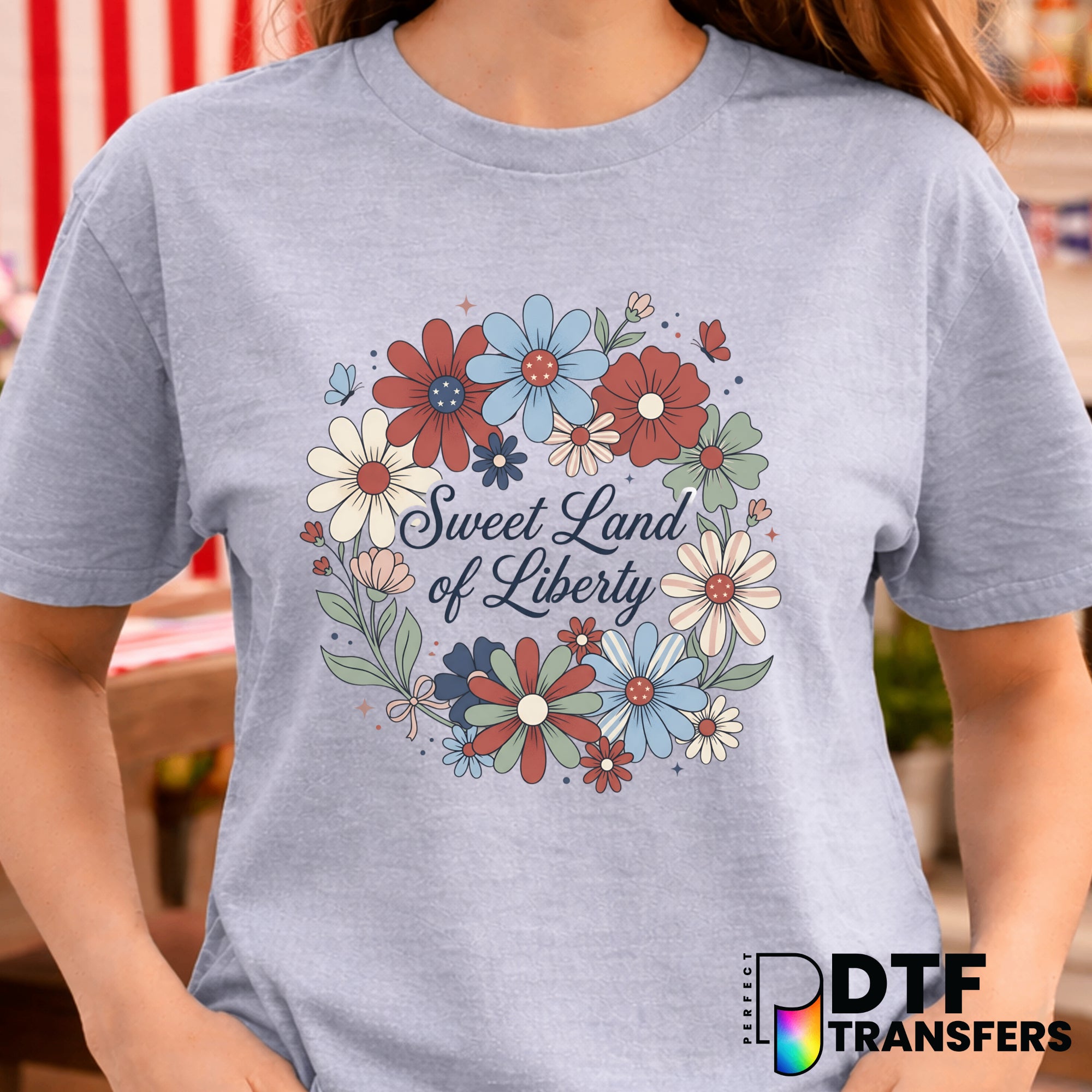 Sweet Land Of Liberty – Fourth of July DTF Transfer