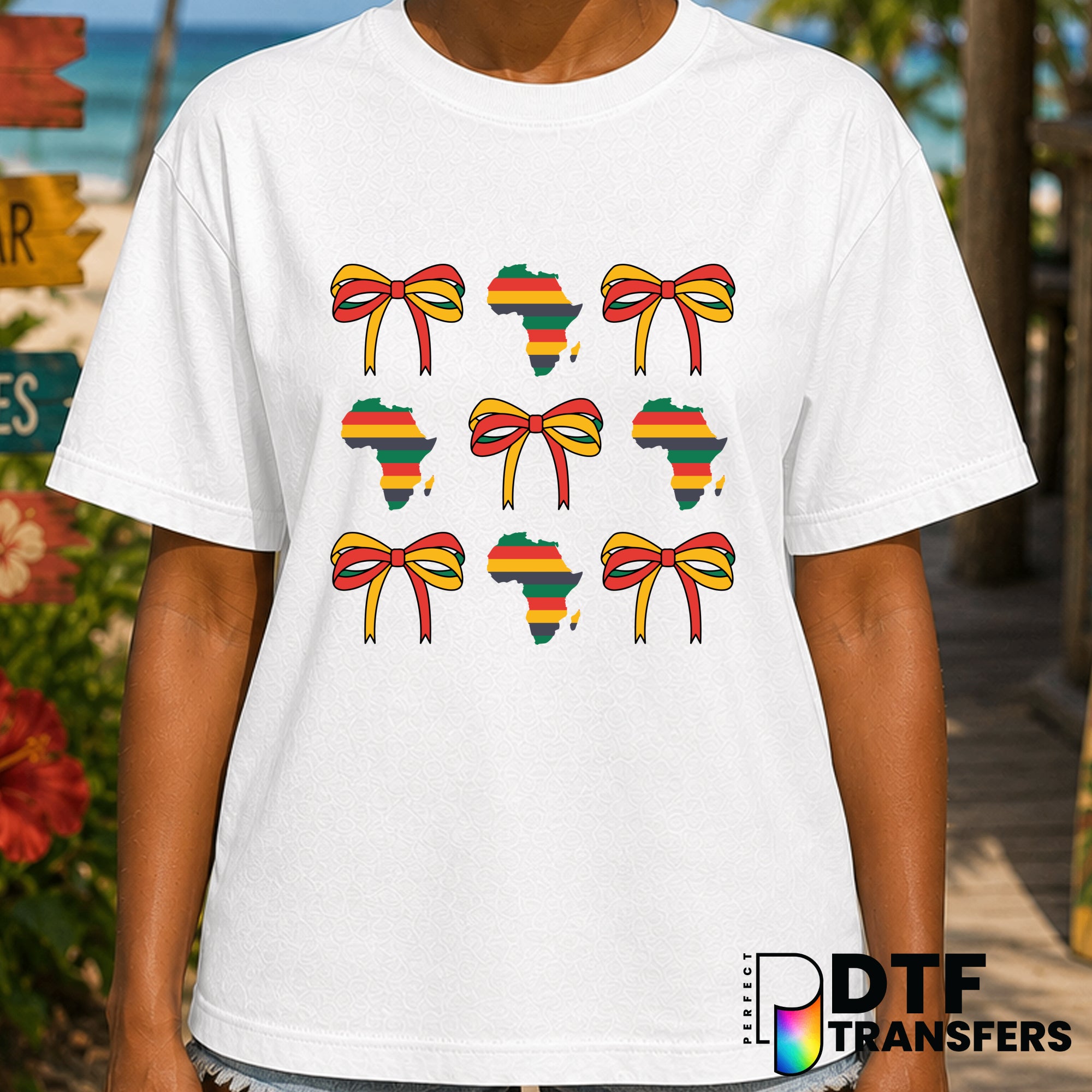 Black History Month Coquette Bow Collage – DTF Transfer