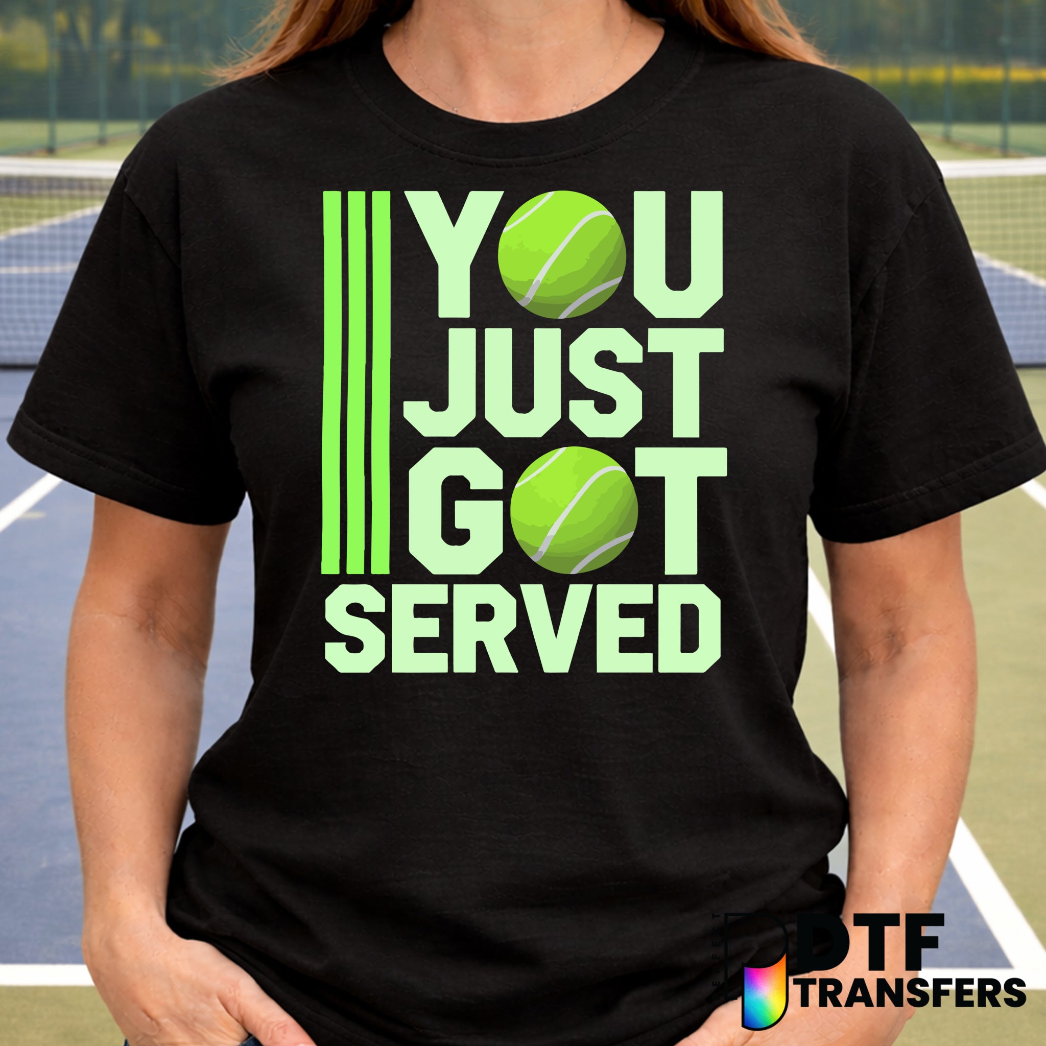 You Just Got Served – Tennis DTF Transfer