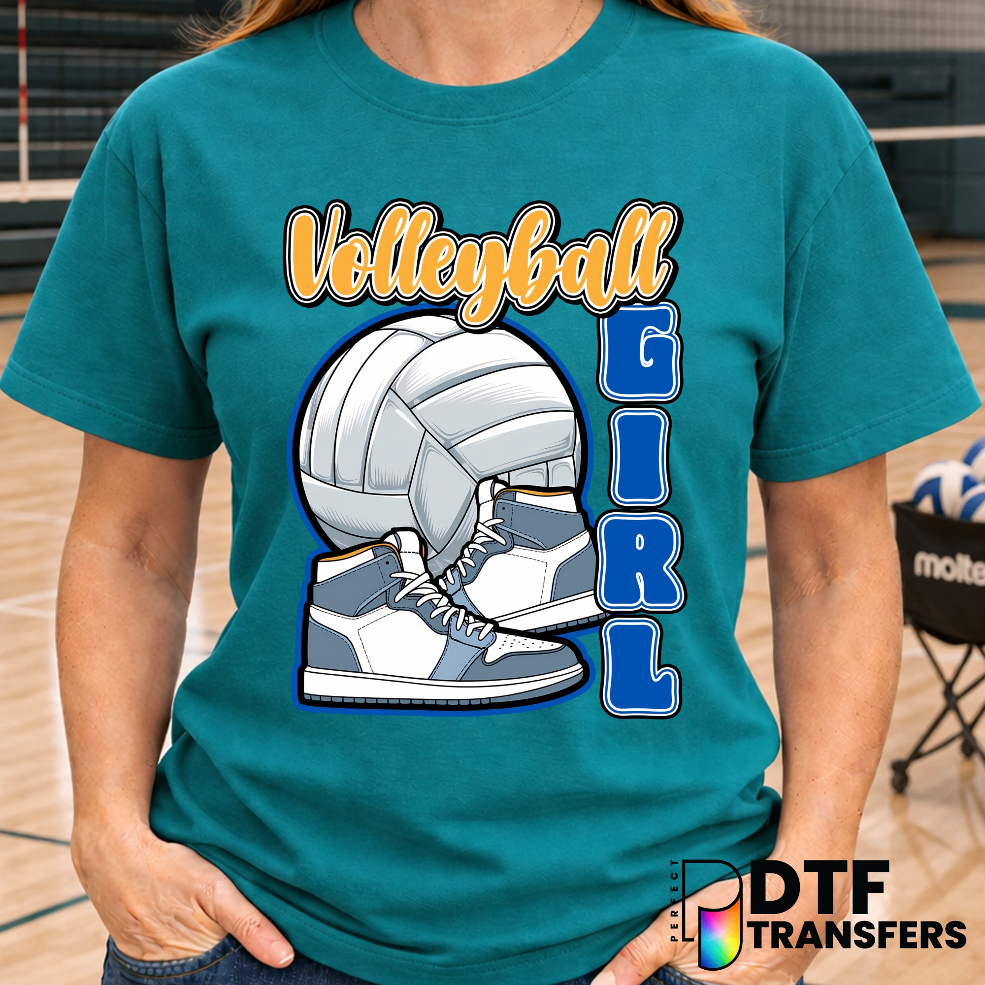 Volleyball Girl – Volleyball DTF Transfer