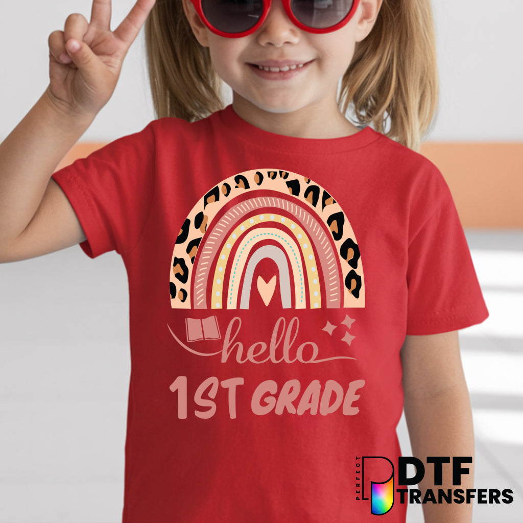 Hello First Grade – Teacher DTF Transfer