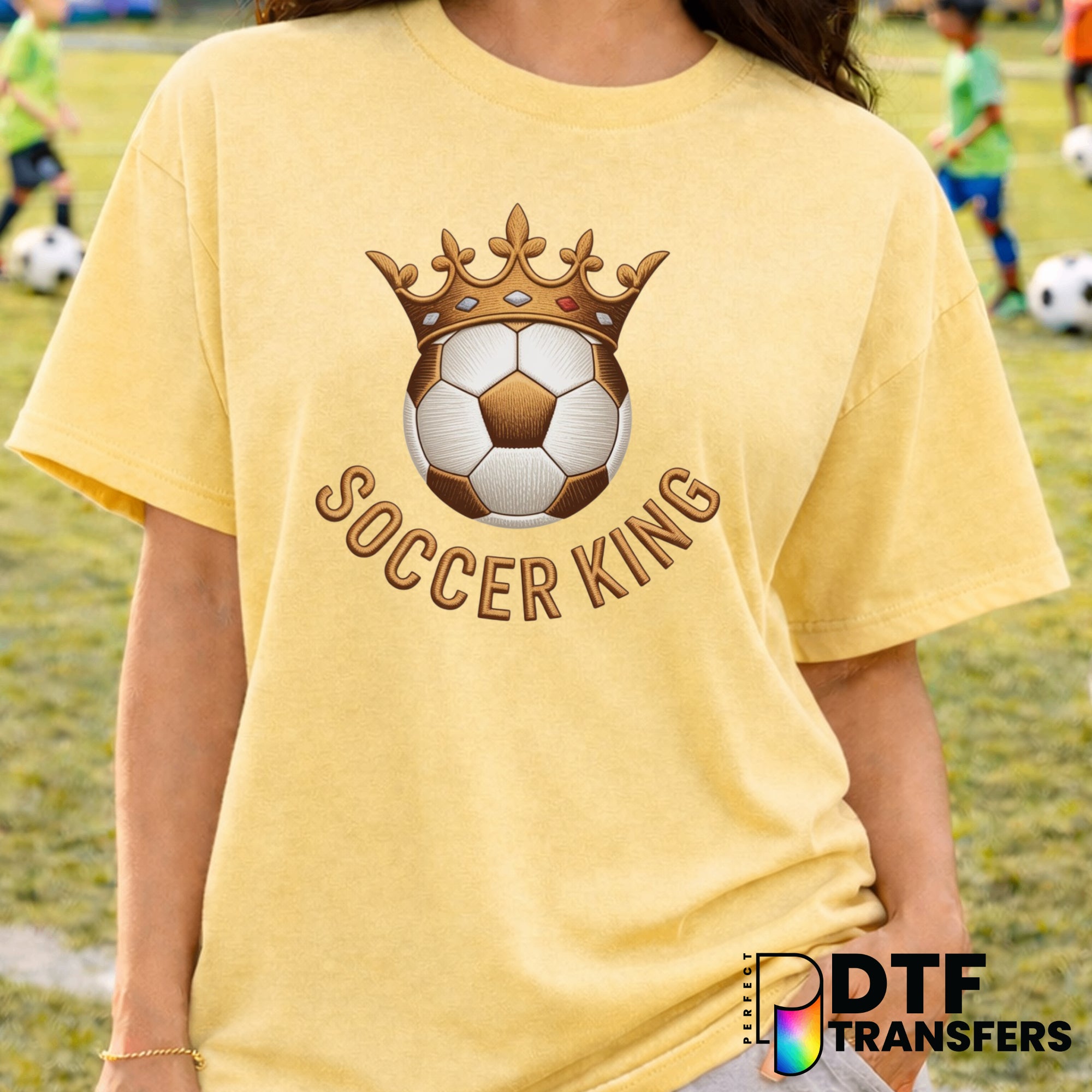 Soccer King – Soccer DTF Transfer