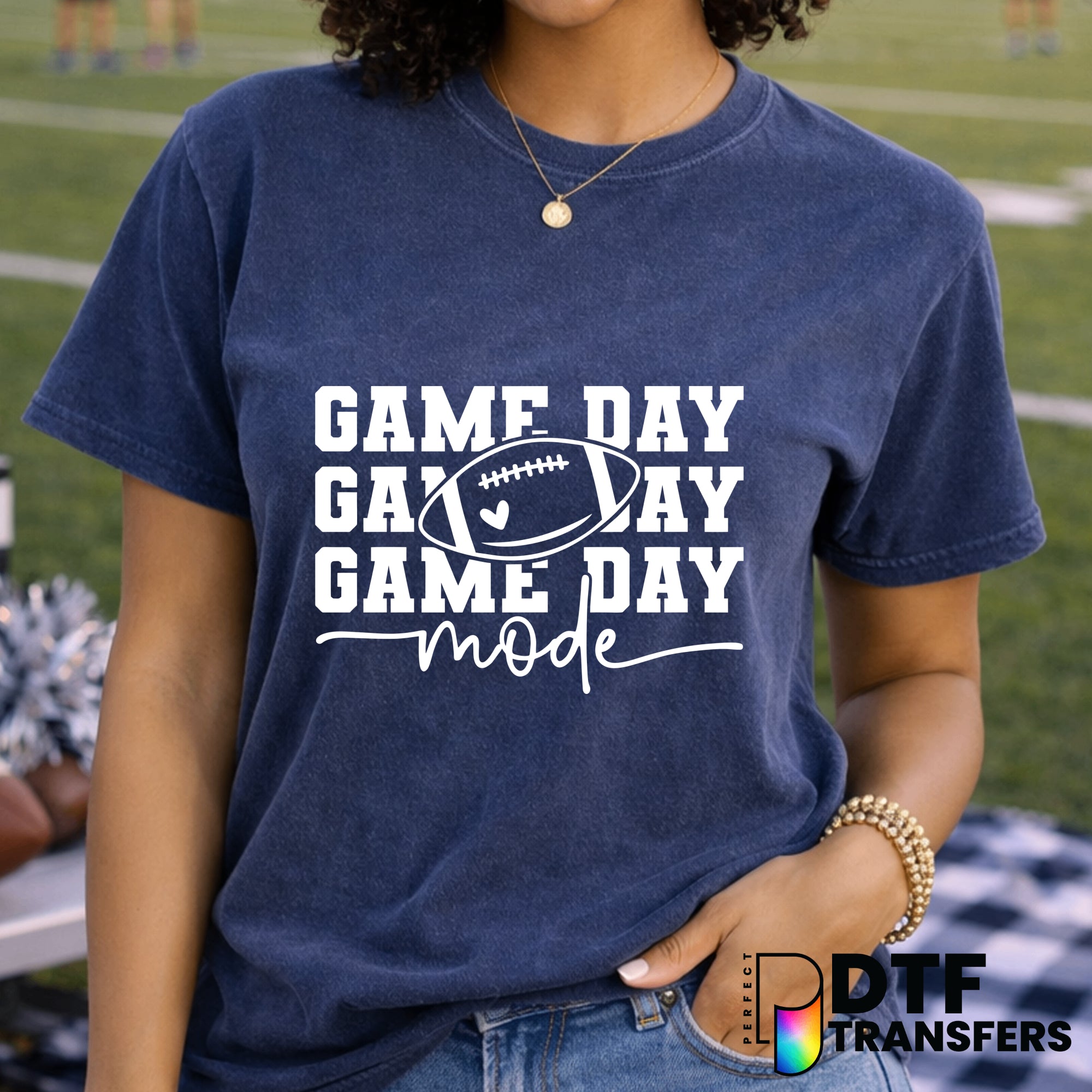 Game Day Mode – Football DTF Transfer