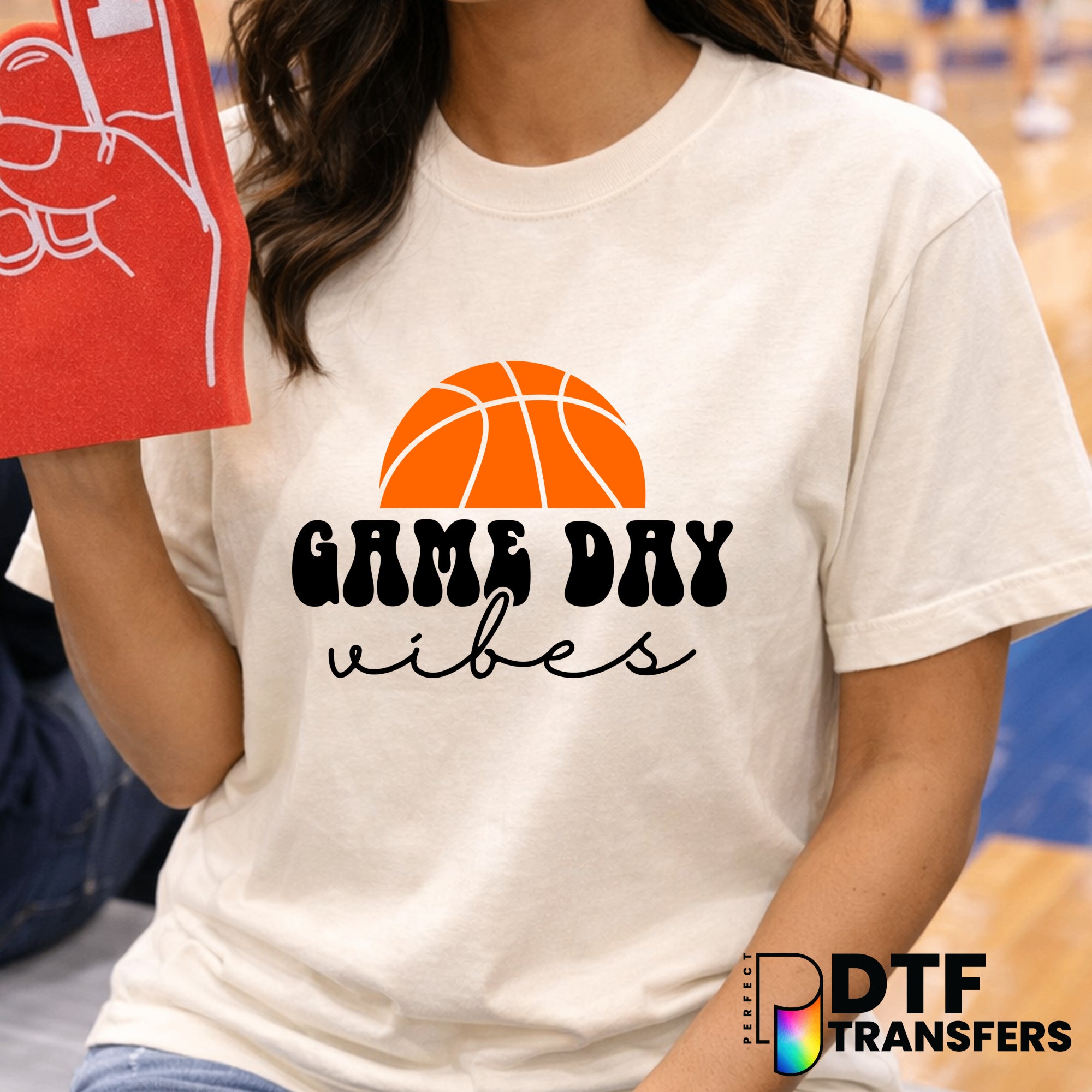 Game Day Basketball Vibes – Basketball DTF Transfer