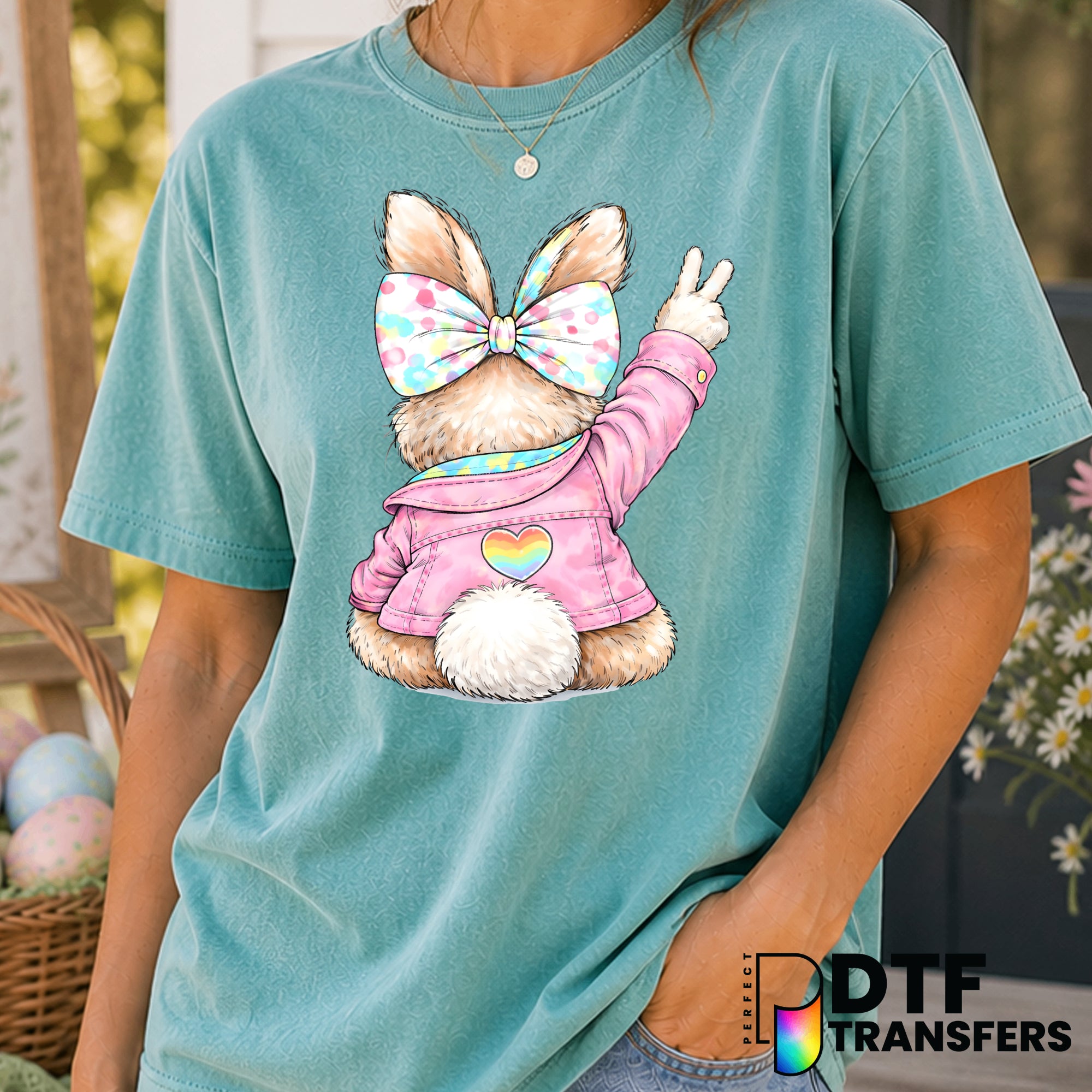 Hoppy Easter – Easter DTF Transfer