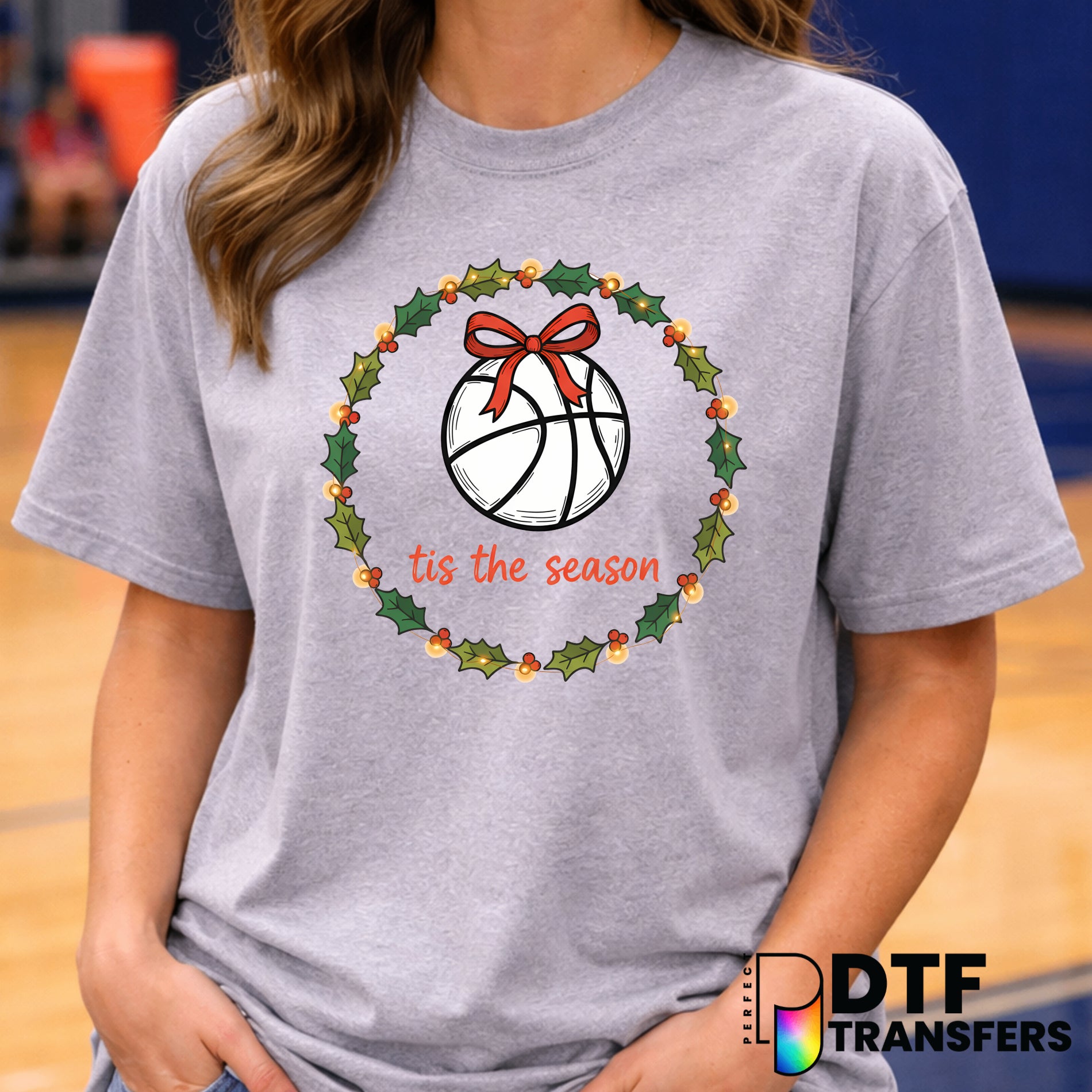 Tis The Season Basketball – DTF Transfer
