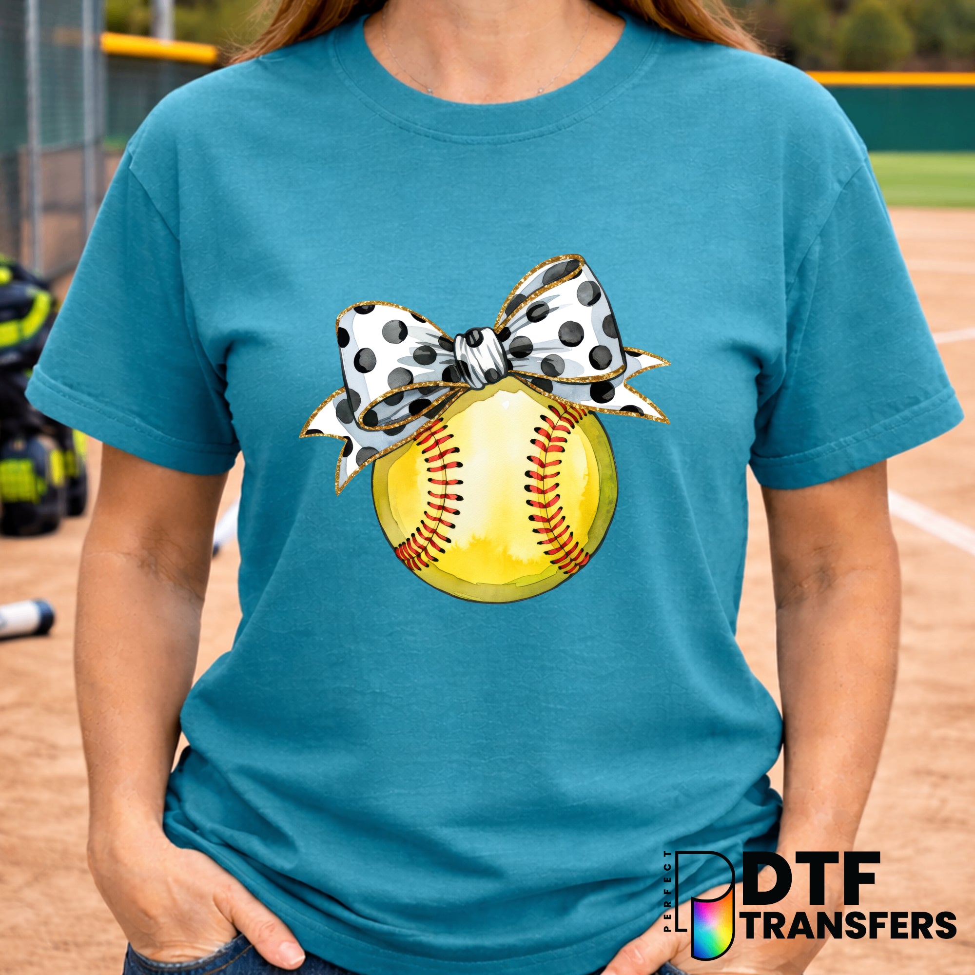 Proud Softball Mom – Softball DTF Transfer