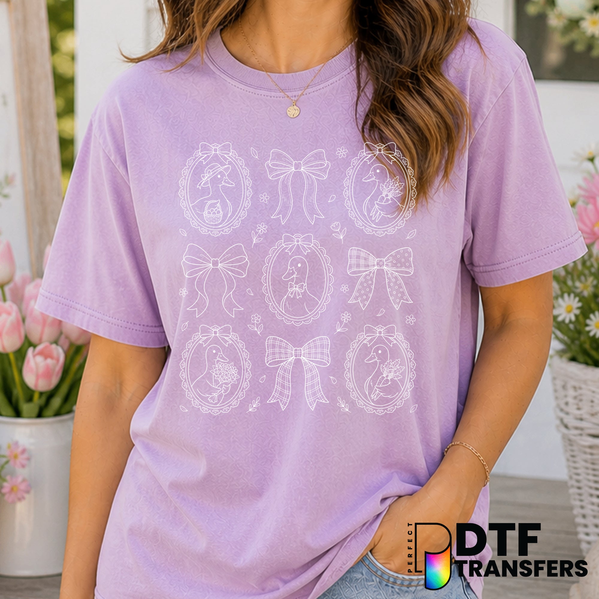 Vintage Easter Goose – Easter DTF Transfer