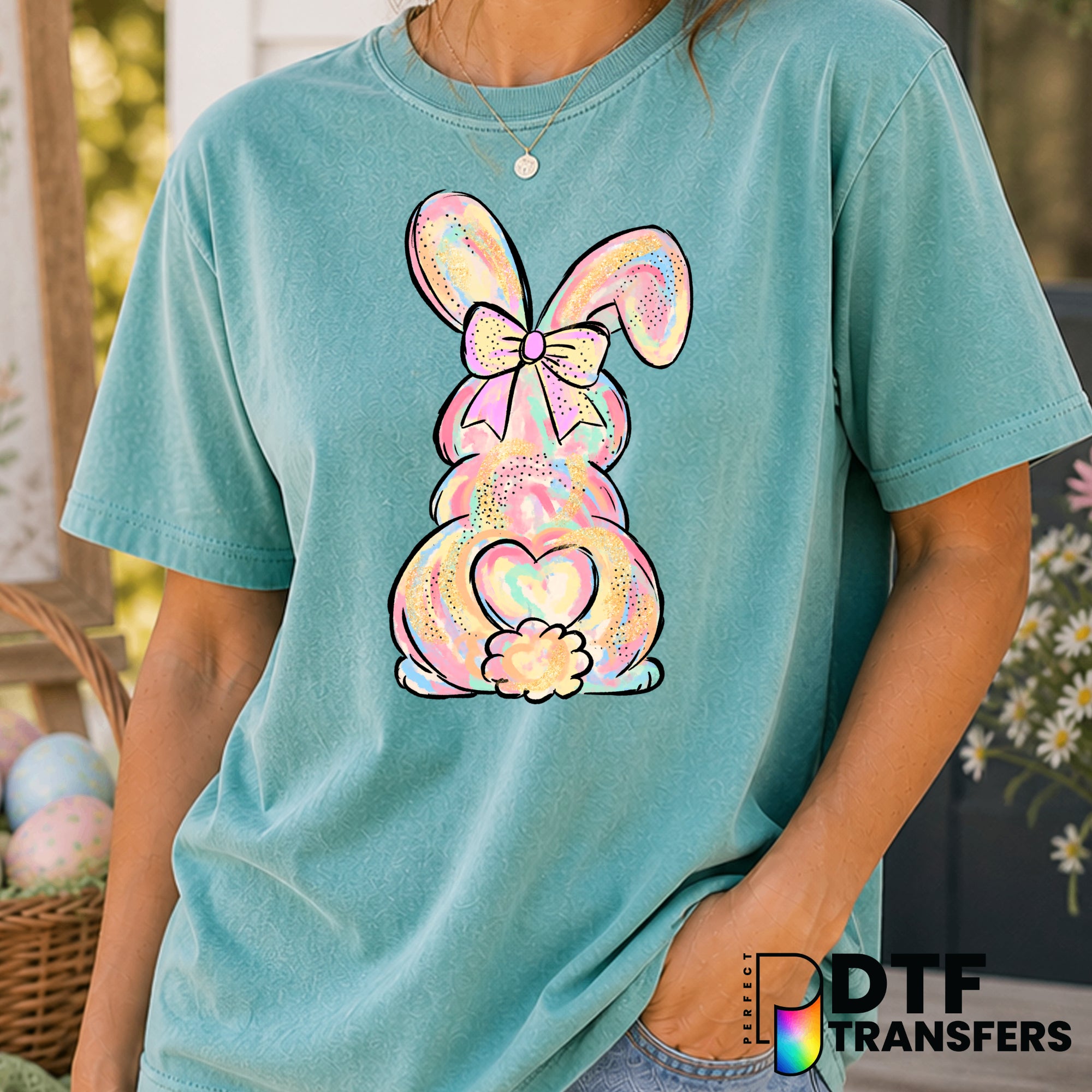 Hoppy Easter – Easter DTF Transfer