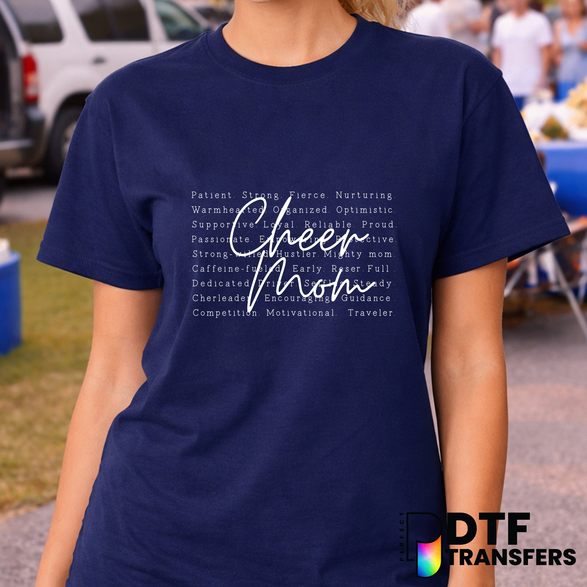 Cheer Mom – Cheerleading DTF Transfer