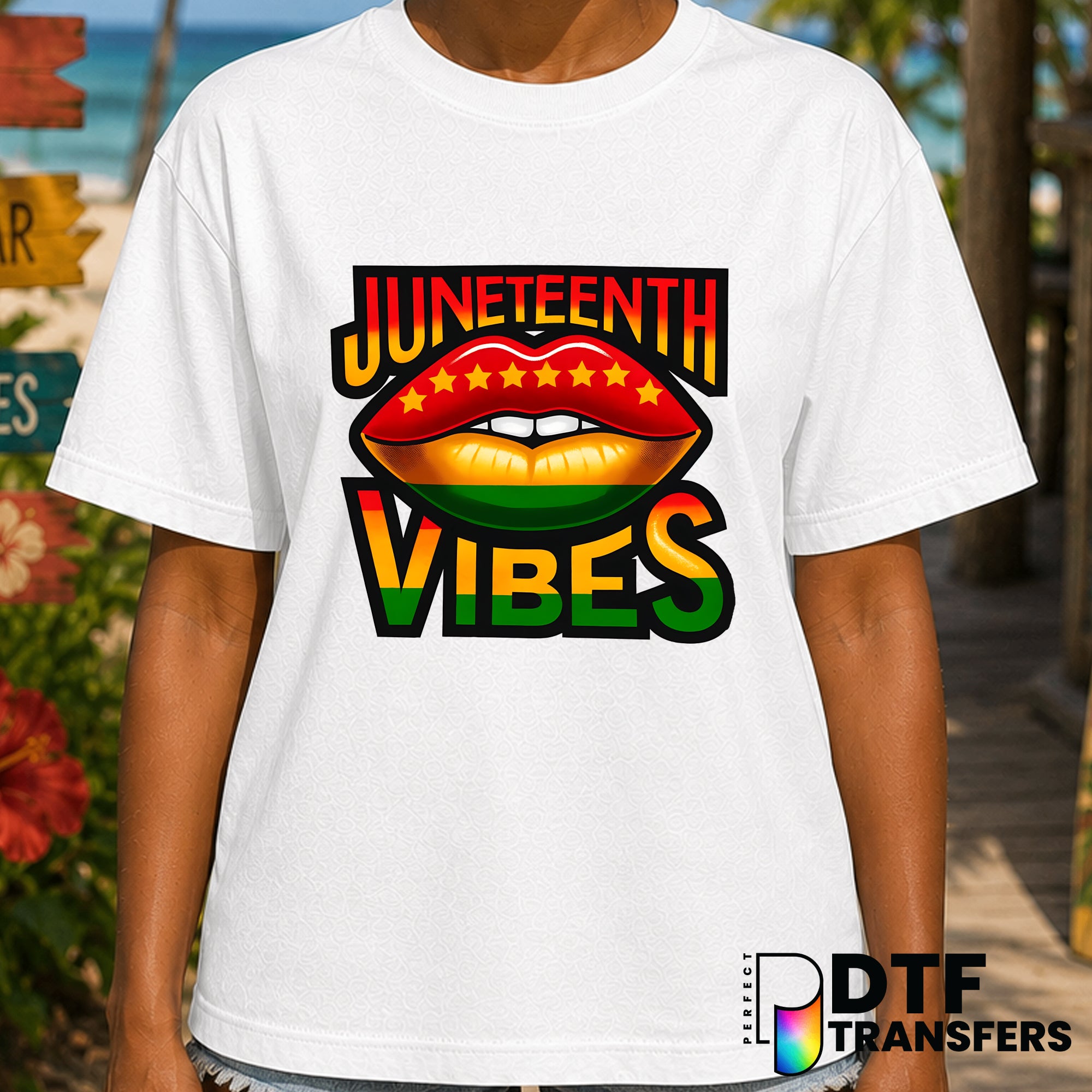 Juneteenth Vibes – Black History Month DTF Transfer