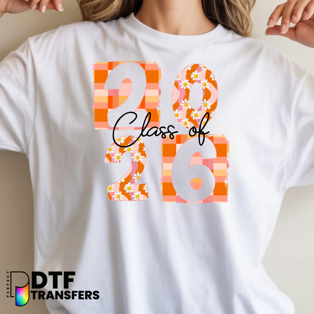 Groovy Class of 2026 – Teacher DTF Transfer