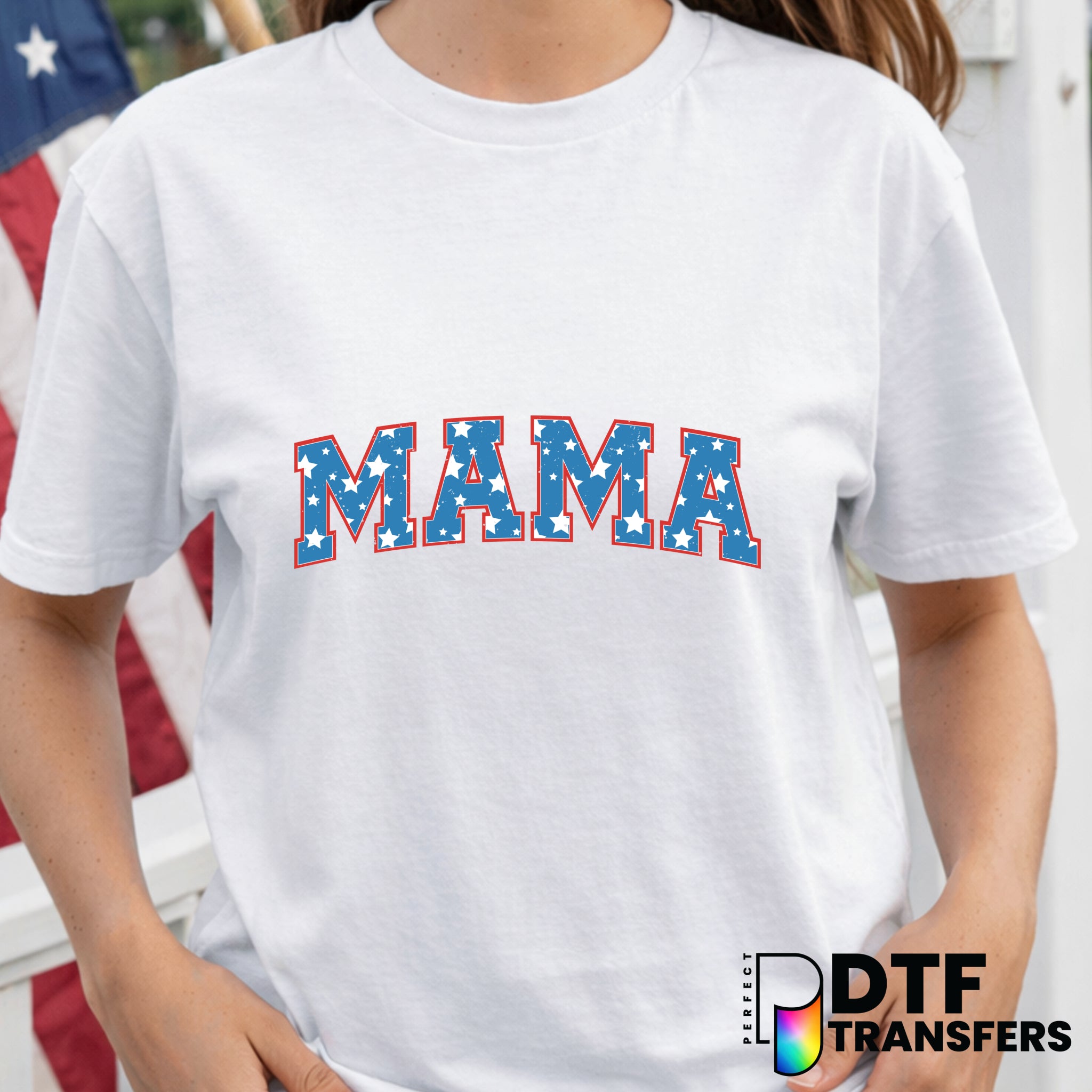MAMA – Fourth of July DTF Transfer