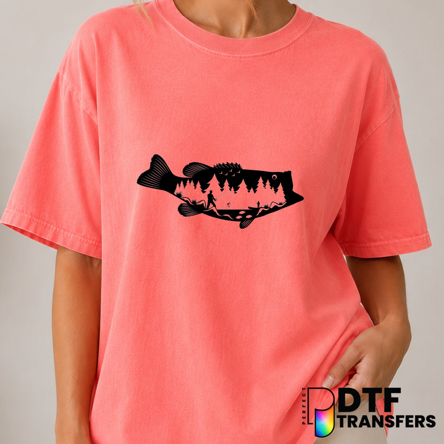 Fishing Life – Fishing DTF Transfer (view 2 of 2) – by Perfect DTF Transfers – Premade DTF Transfers – Fishing, Outdoor