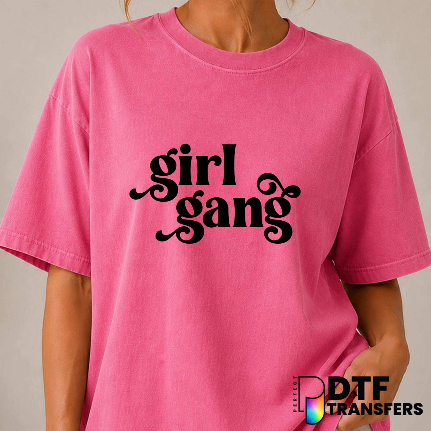 Girl Gang Women Empowerment – DTF Transfer (view 2 of 2) – by Perfect DTF Transfers – Premade DTF Transfers – Women Empowe...