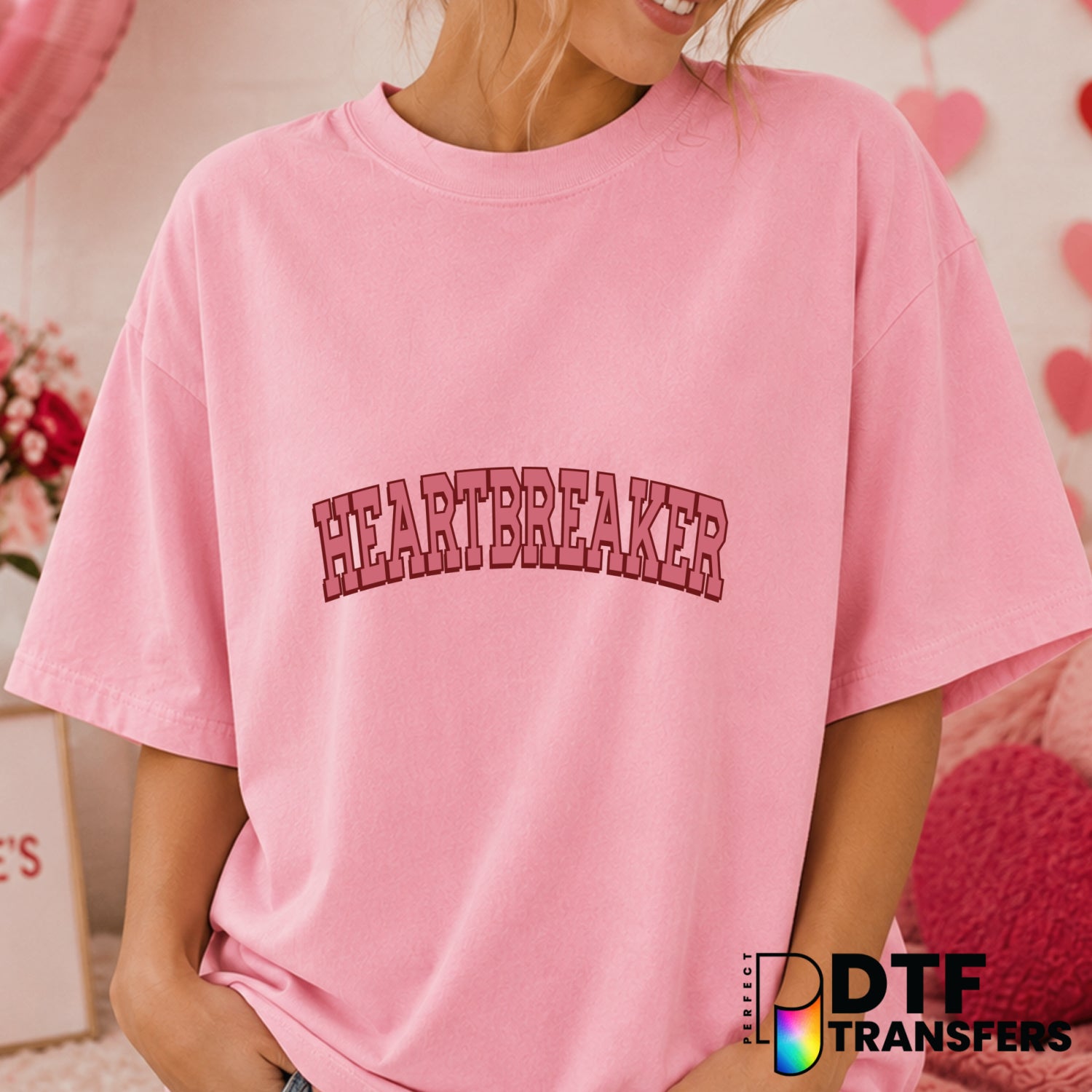 Heartbreaker – Valentine's Day DTF Transfer (view 1 of 2) – by Perfect DTF Transfers – Premade DTF Transfers – Valentine's...