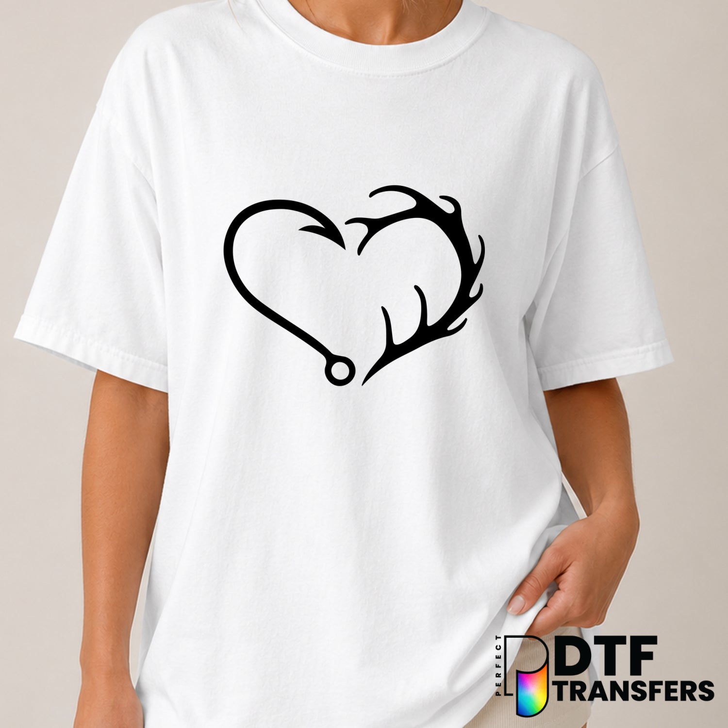 HOOKED SINCE FOREVER – Fishing DTF Transfer (view 1 of 2) – by Perfect DTF Transfers – Premade DTF Transfers – Fishing, Ou...