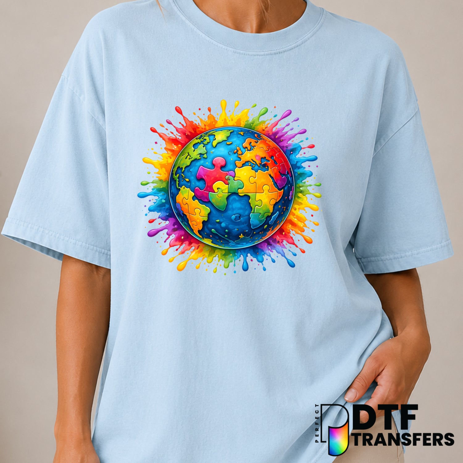I am the voice for those who cannot speak – Autism Awareness DTF Transfer (view 2 of 2) – by Perfect DTF Transfers – Prema...