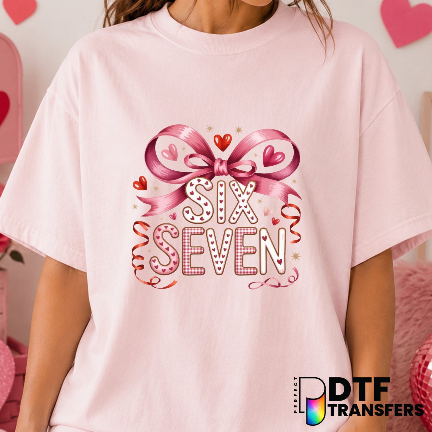 I LOVE MY FAMILY – Valentine's Day DTF Transfer (view 2 of 2) – by Perfect DTF Transfers – Premade DTF Transfers – Valenti...