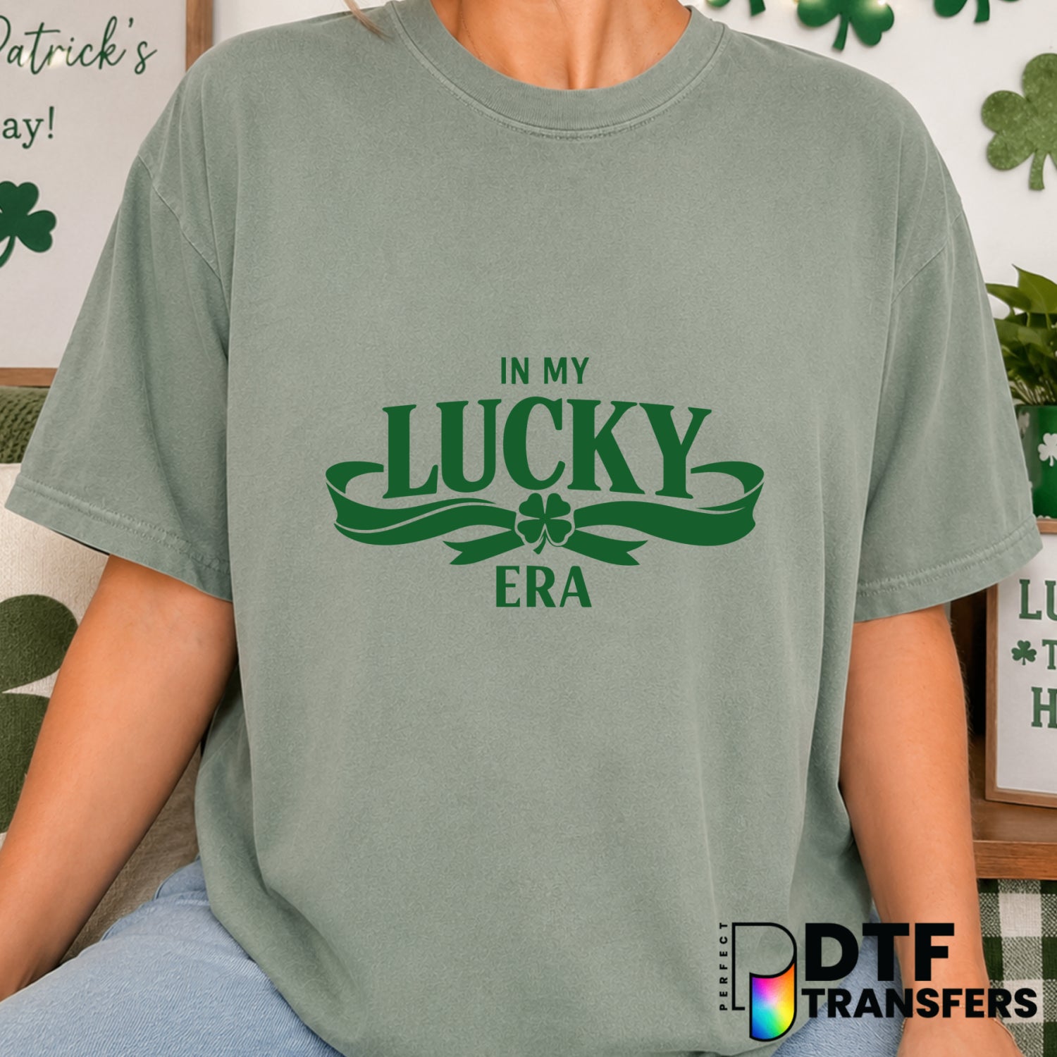 In My Lucky Era St. Patrick's Day – DTF Transfer (view 2 of 2) – by Perfect DTF Transfers – Premade DTF Transfers – St. Pa...