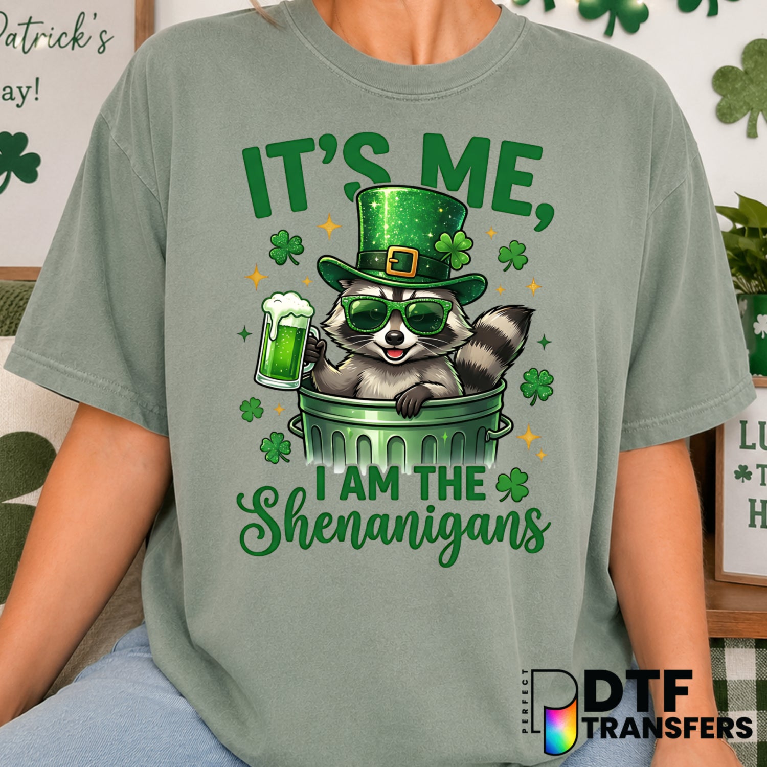 It's Me I Am The Shenanigan St. Patrick's Day – DTF Transfer (view 2 of 2) – by Perfect DTF Transfers – Premade DTF Transf...