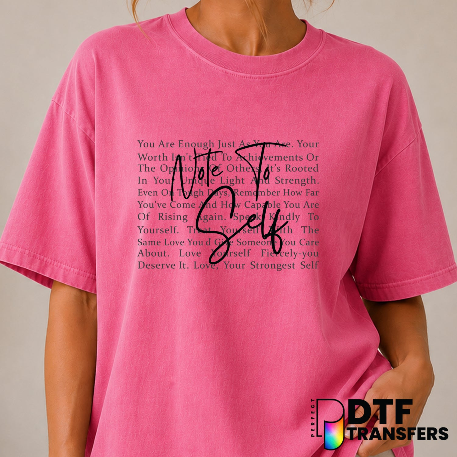 IT'S OKAY NOT TO BE OKAY – Mental Health Awareness DTF Transfer (view 2 of 2) – by Perfect DTF Transfers – Premade DTF Tra...