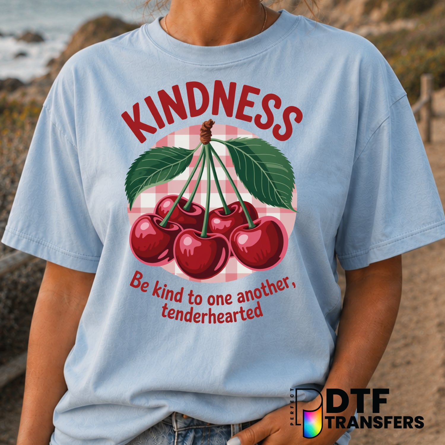 Kindness Be Kind To One Another – Anti-Bullying DTF Transfer (view 2 of 2) – by Perfect DTF Transfers – Premade DTF Transf...