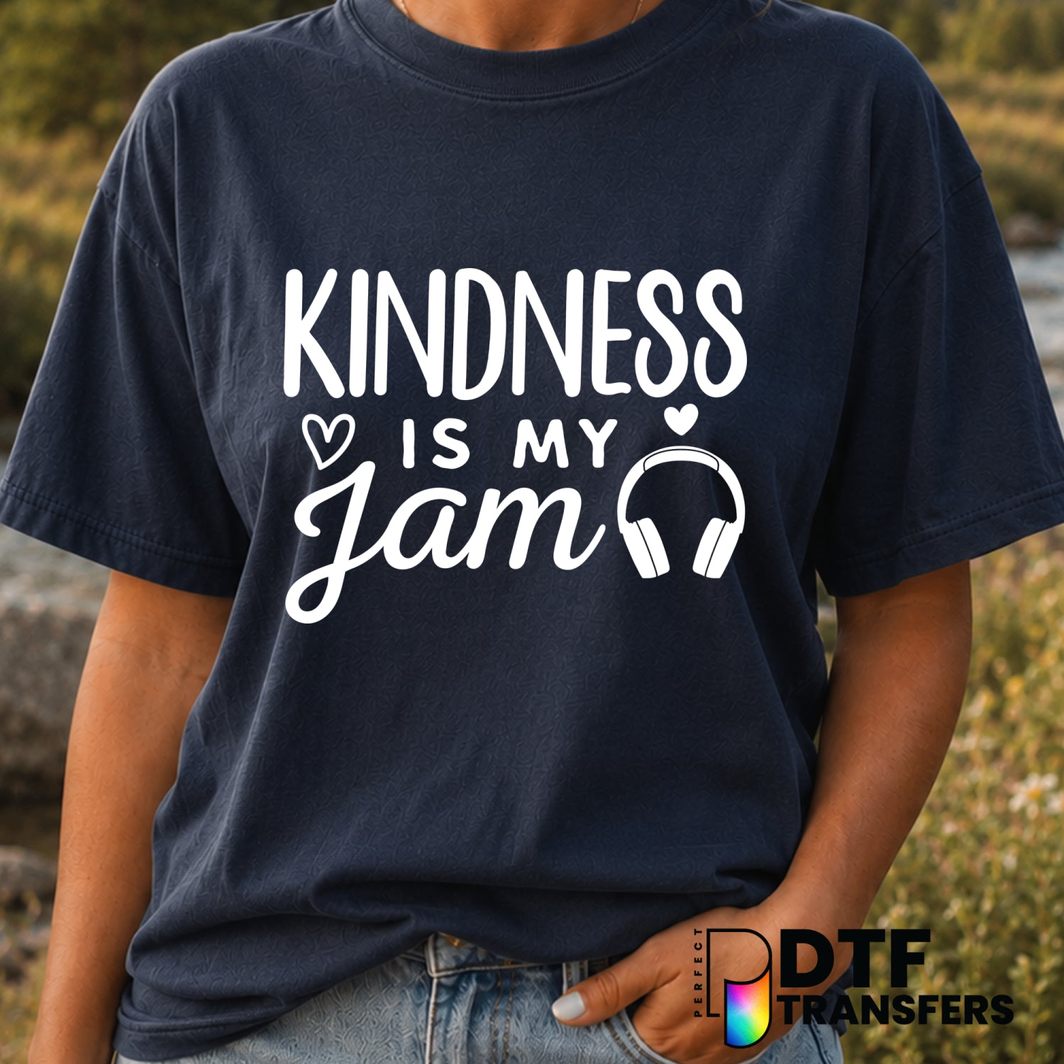 Kindness is my Jam – Anti-Bullying DTF Transfer (view 2 of 2) – by Perfect DTF Transfers – Premade DTF Transfers – Anti-Bu...