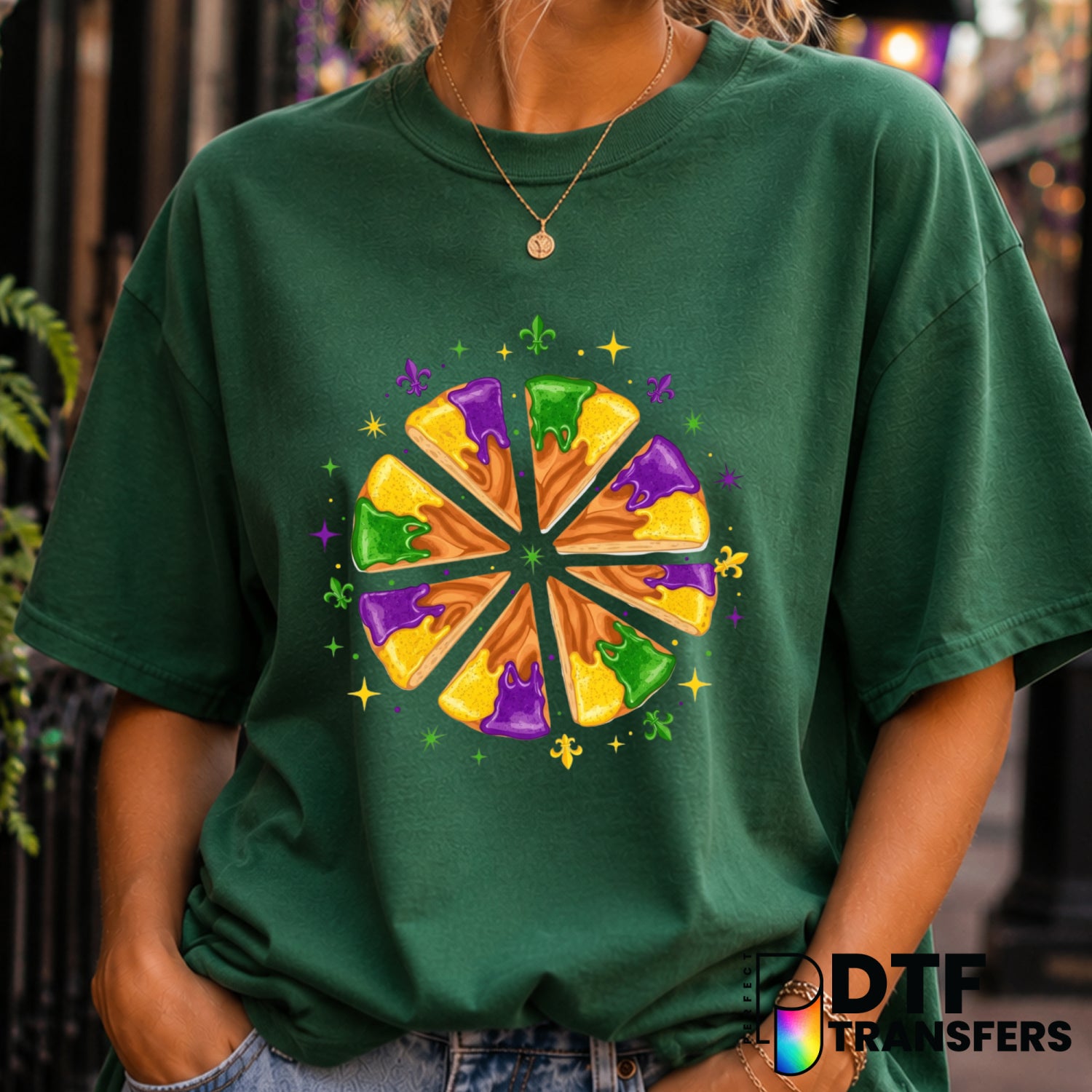 Laissez les bons temps rouler – Mardi Gras DTF Transfer (view 2 of 2) – by Perfect DTF Transfers – Premade DTF Transfers –...
