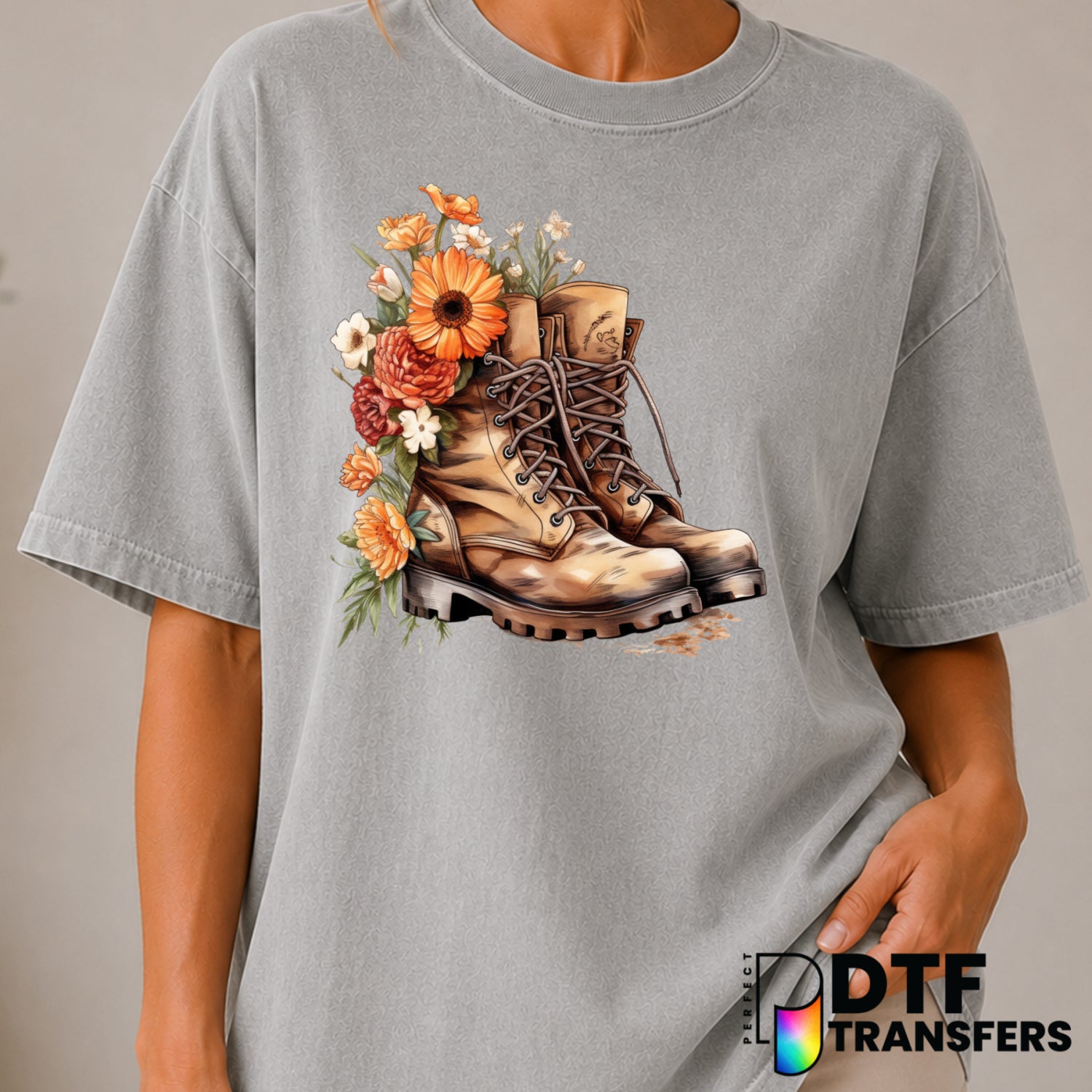 LET'S HIKE – Hiking DTF Transfer (view 1 of 2) – by Perfect DTF Transfers – Premade DTF Transfers – Hiking, Outdoor