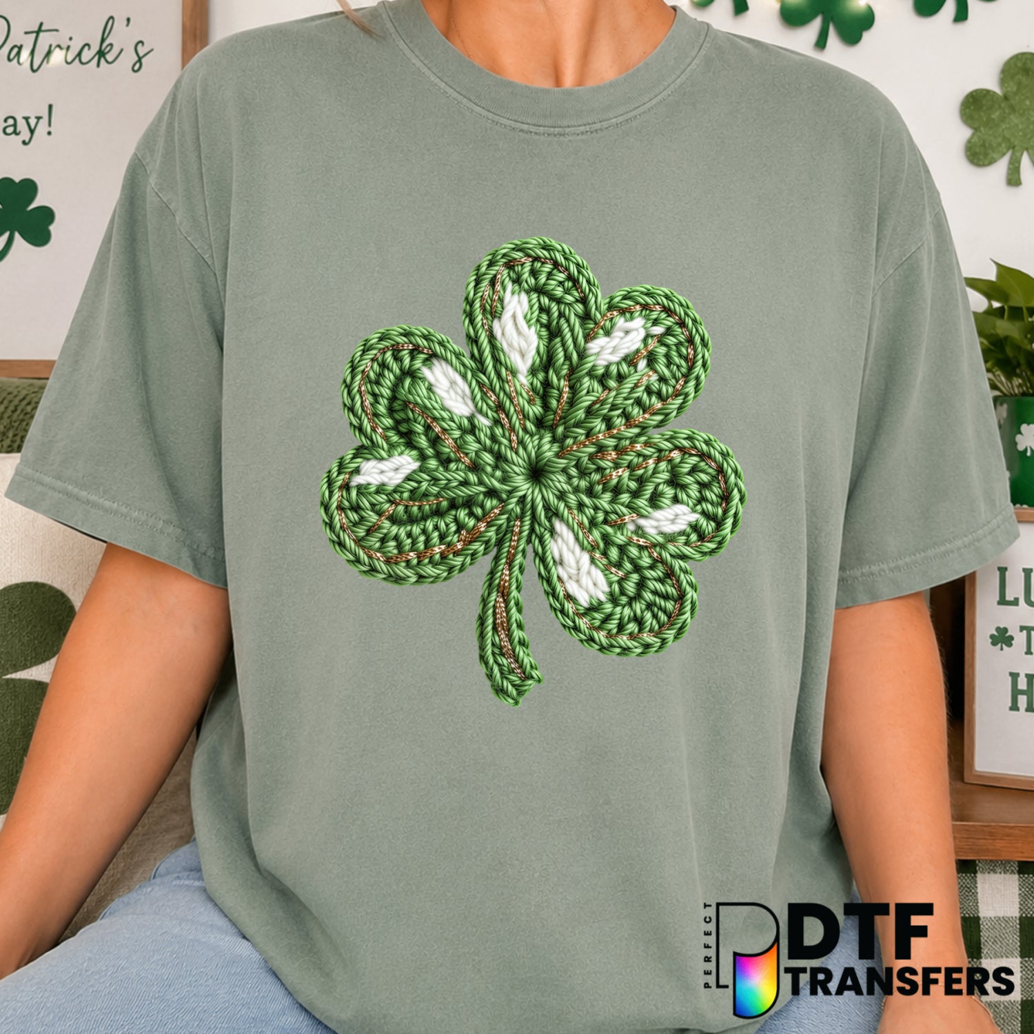 LUCKY – St. Patrick's Day DTF Transfer (view 1 of 2) – by Perfect DTF Transfers – Premade DTF Transfers – St. Patrick's Da...