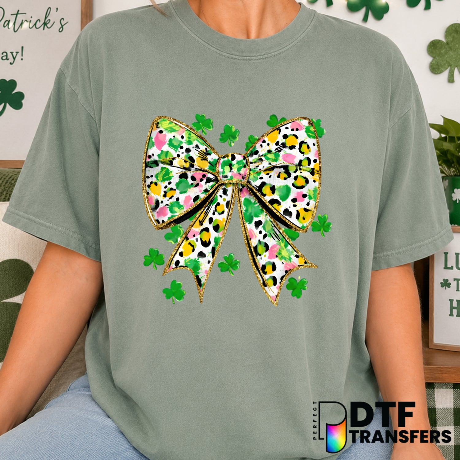 Lucky – St. Patrick's Day DTF Transfer (view 2 of 2) – by Perfect DTF Transfers – Premade DTF Transfers – St. Patrick's Da...