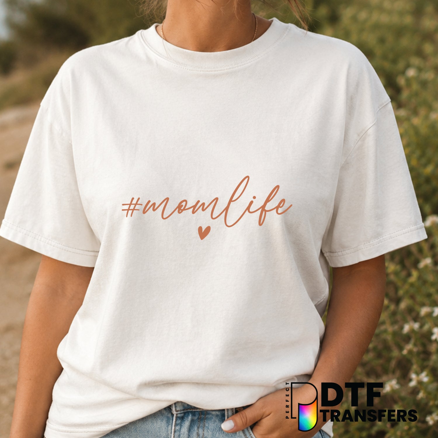 Mom Life – Mother's Day DTF Transfer (view 2 of 2) – by Perfect DTF Transfers – Premade DTF Transfers – Mother's Day, Mom