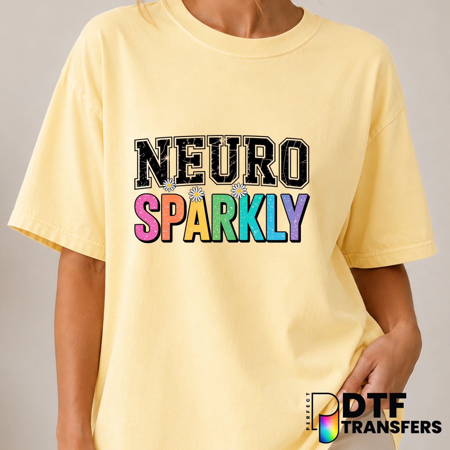 Neurodiversity Autism Awareness – DTF Transfer (view 1 of 2) – by Perfect DTF Transfers – Premade DTF Transfers – Autism A...
