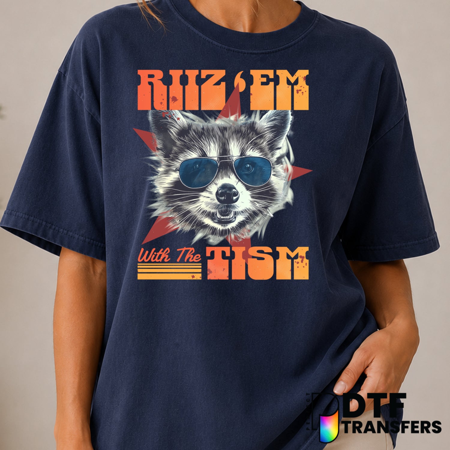 Rizz Em With The Tism – Autism Awareness DTF Transfer (view 1 of 2) – by Perfect DTF Transfers – Premade DTF Transfers – A...