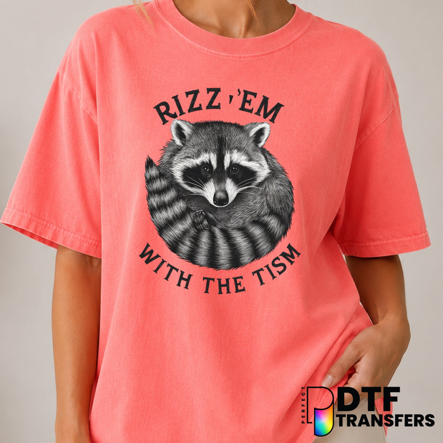 Rizz Em With The Tism – Autism Awareness DTF Transfer (view 1 of 2) – by Perfect DTF Transfers – Premade DTF Transfers – A...