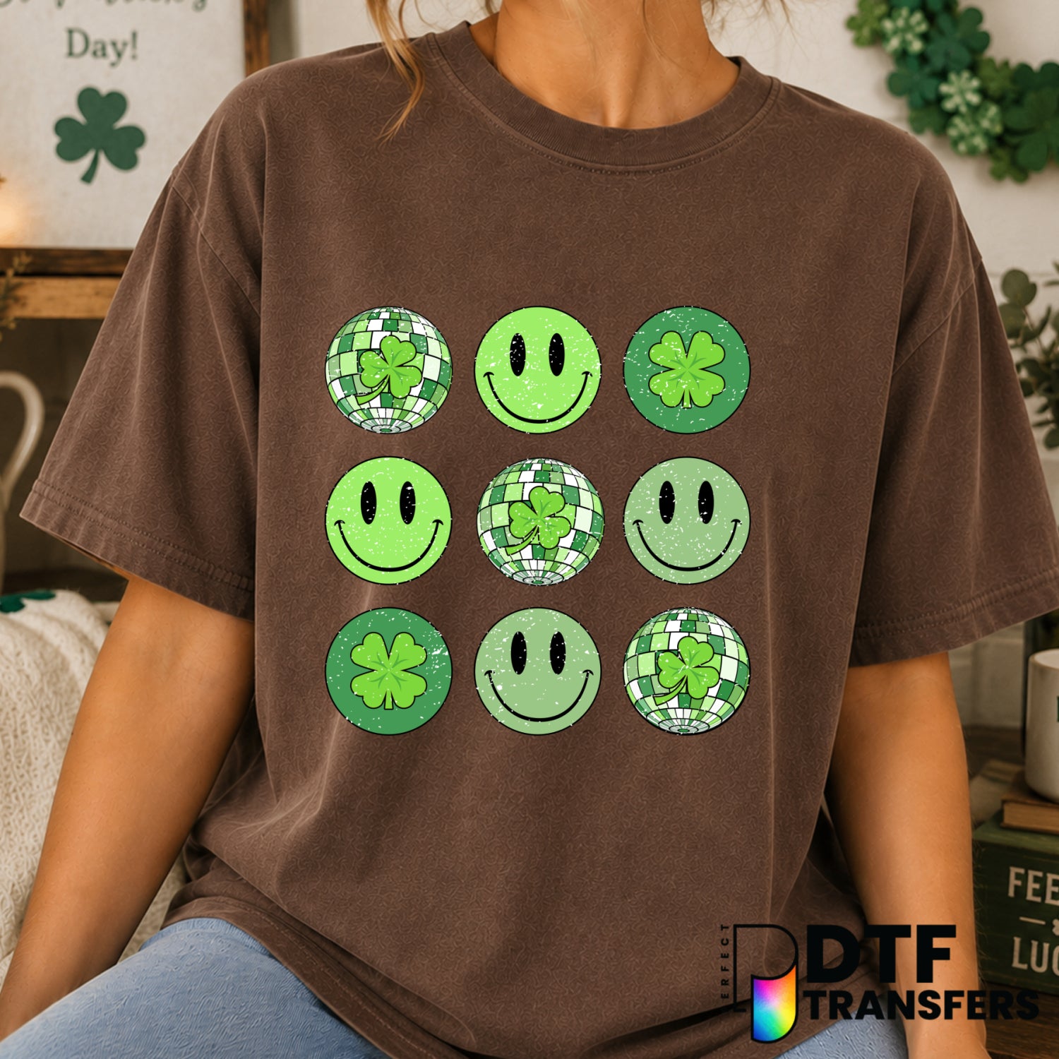 ST. PATRICK'S DAY LUCKY CHARM – St. Patrick's Day DTF Transfer (view 1 of 2) – by Perfect DTF Transfers – Premade DTF Tran...