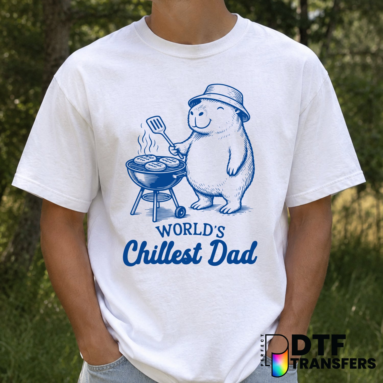 World's Chillest Dad BBQ Crew – Father's Day DTF Transfer (view 2 of 2) – by Perfect DTF Transfers – Premade DTF Transfers...