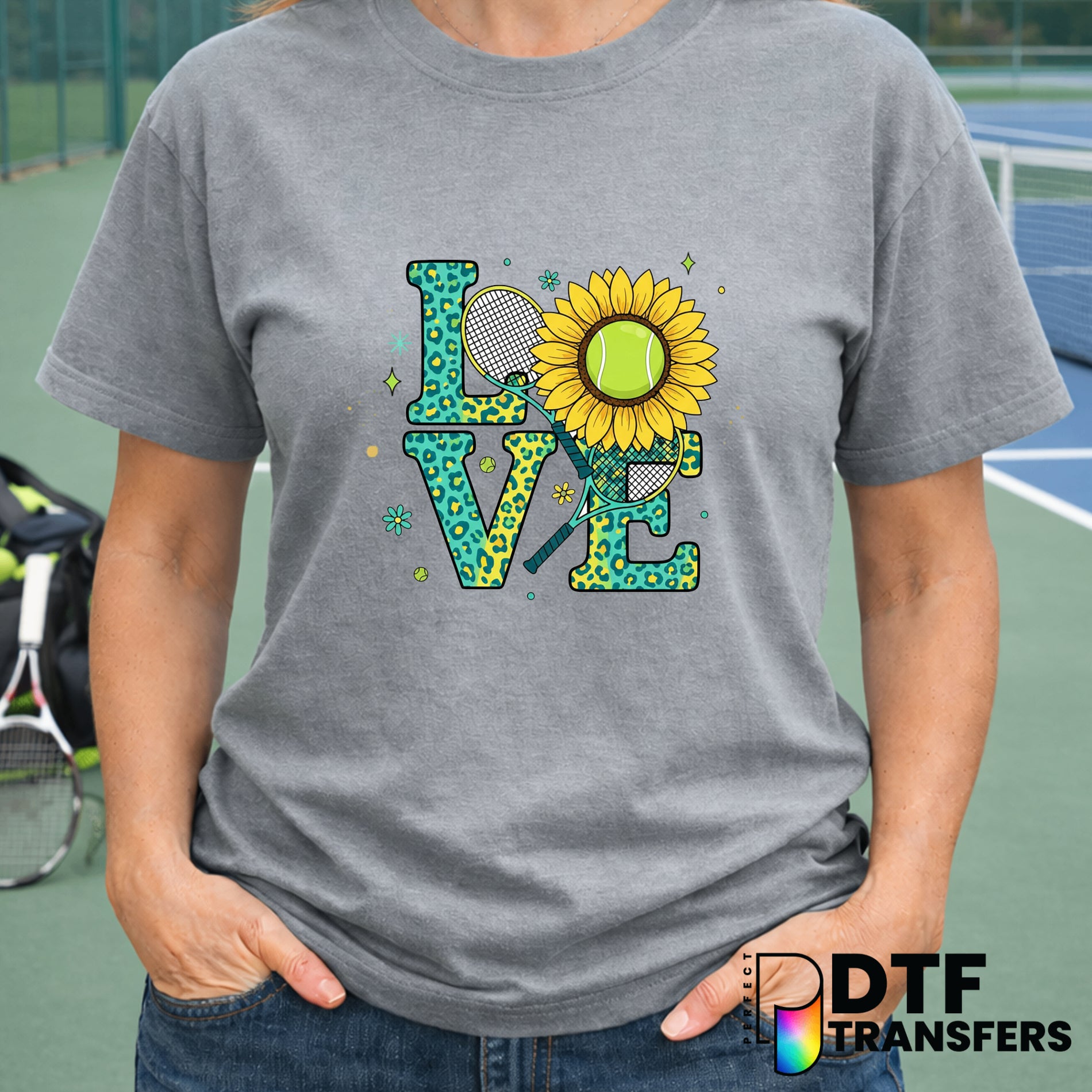 Tennis Love – Tennis DTF Transfer