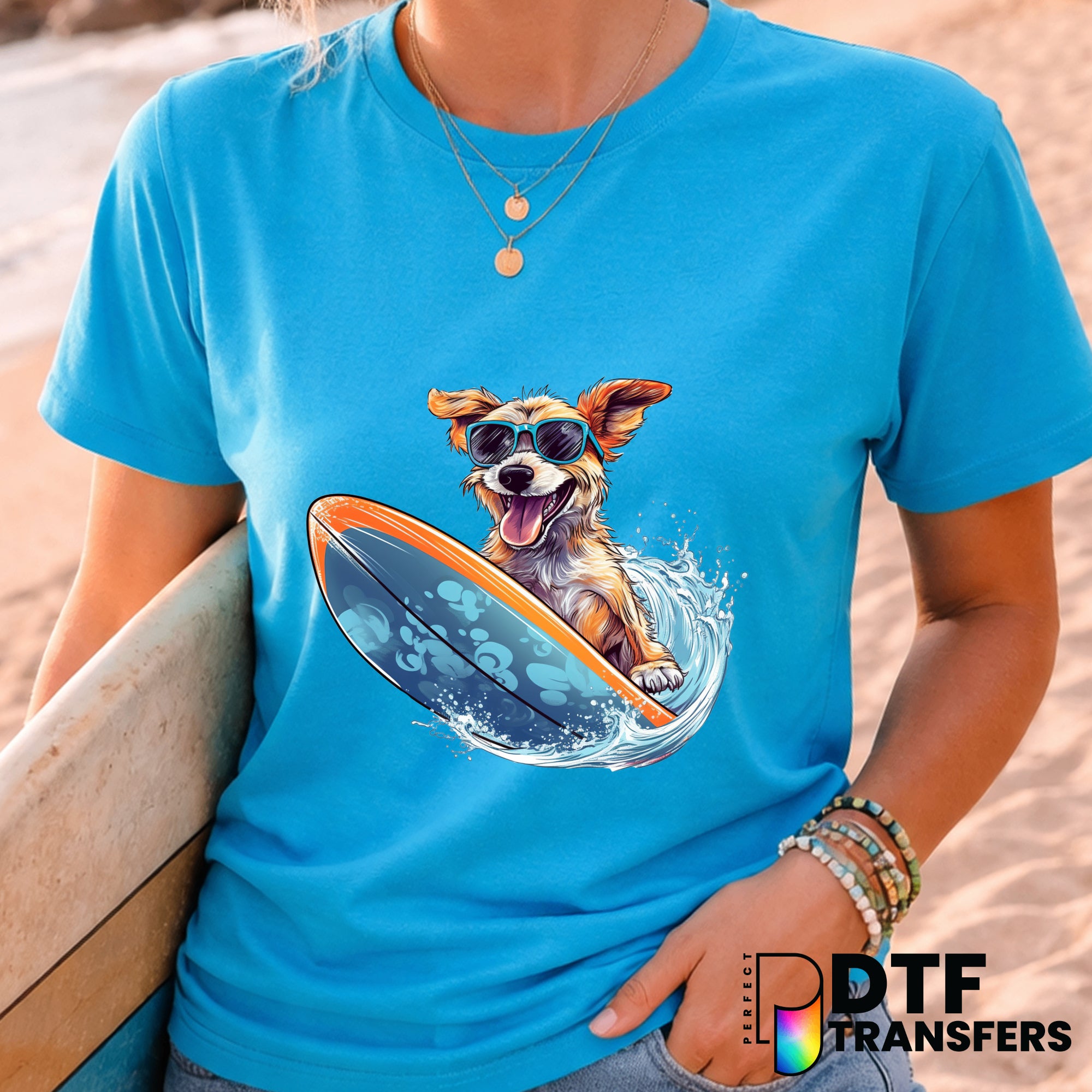 SURF DOG – Surfing DTF Transfer