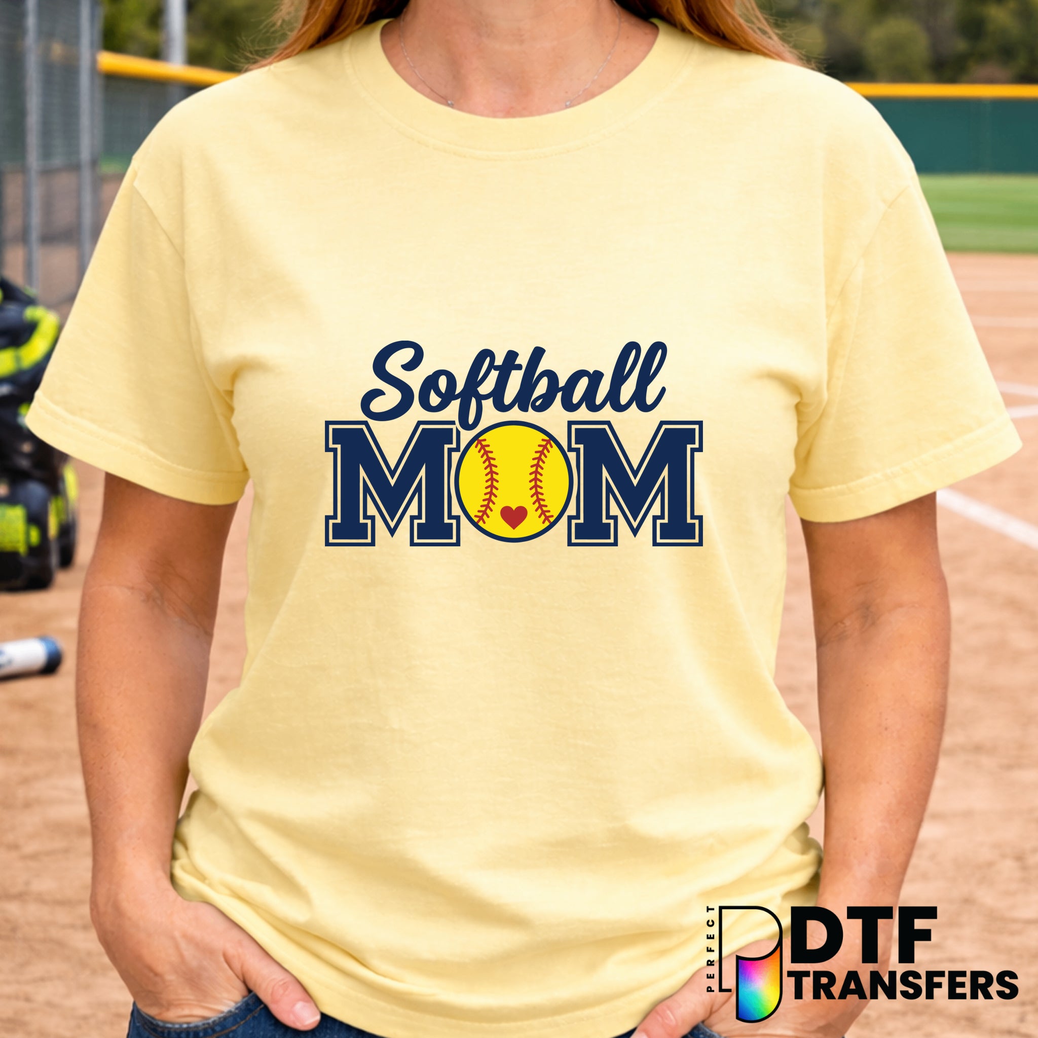SOFTBALL MOM – Softball DTF Transfer