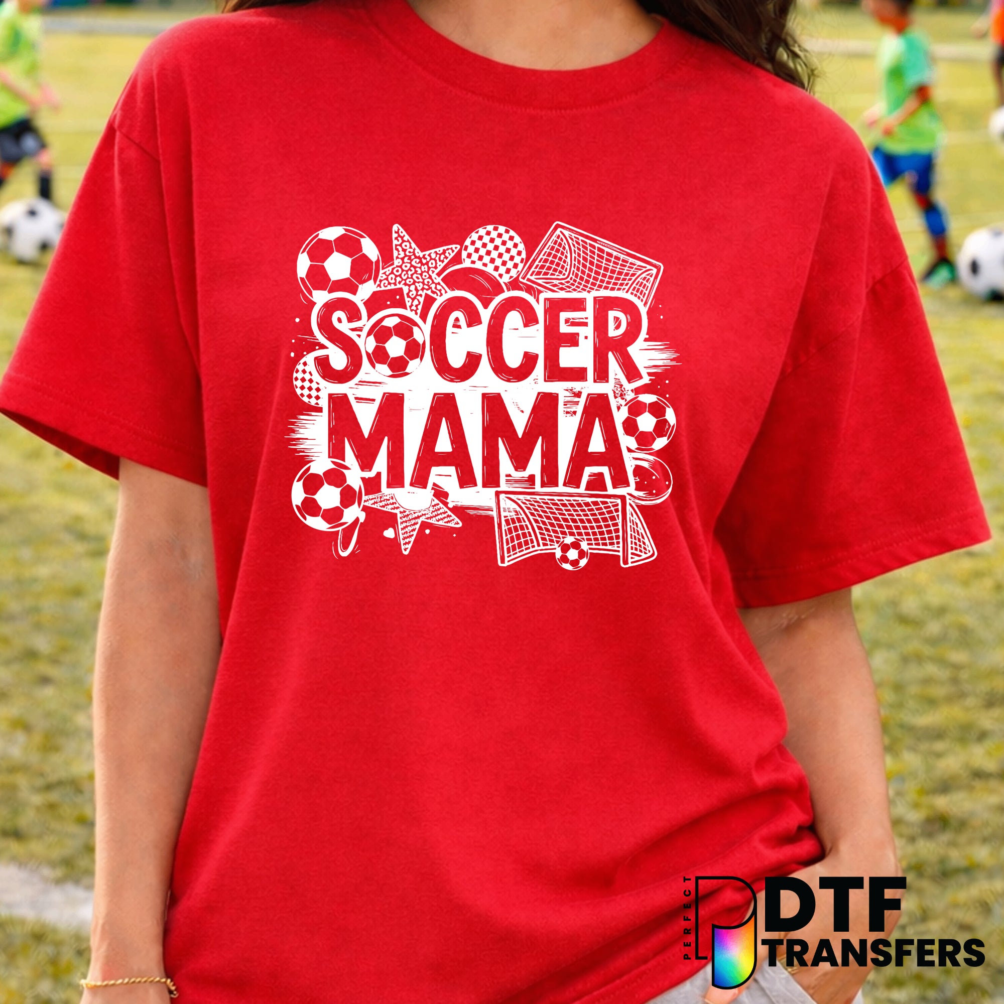 Soccer Mama Leopard Goals Stars – Soccer DTF Transfer
