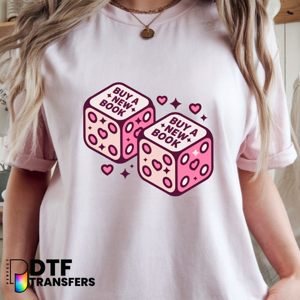 READ Books & Dice – Teacher DTF Transfer