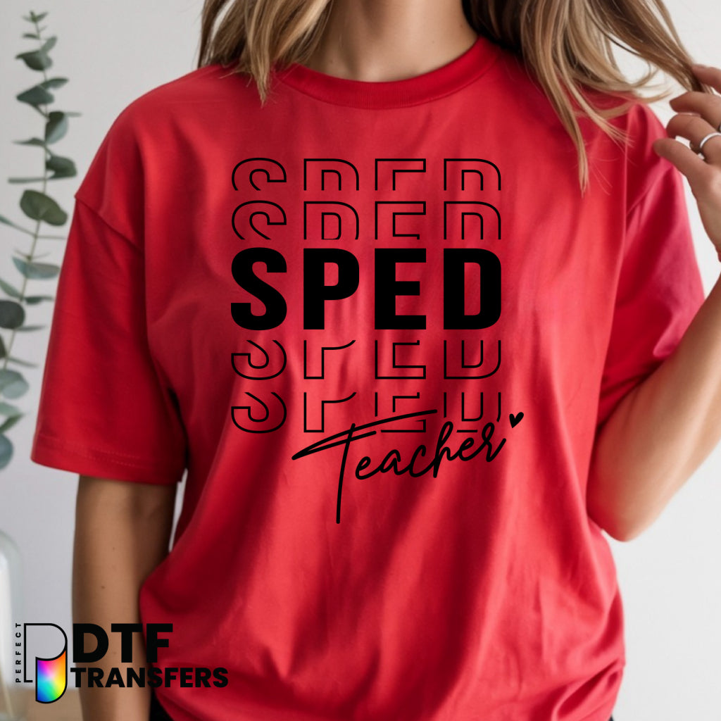 SPED Teacher – Special Education DTF Transfer