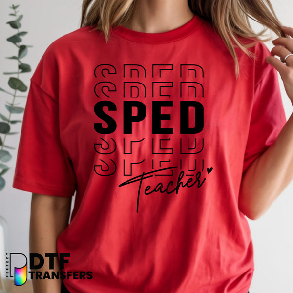 SPED Teacher – Special Education DTF Transfer