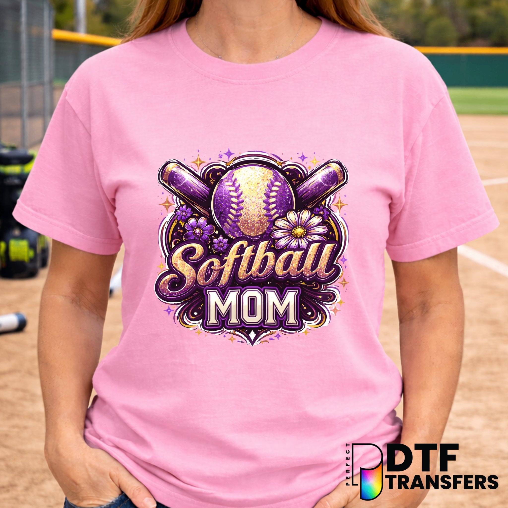 Softball Mom – Softball DTF Transfer