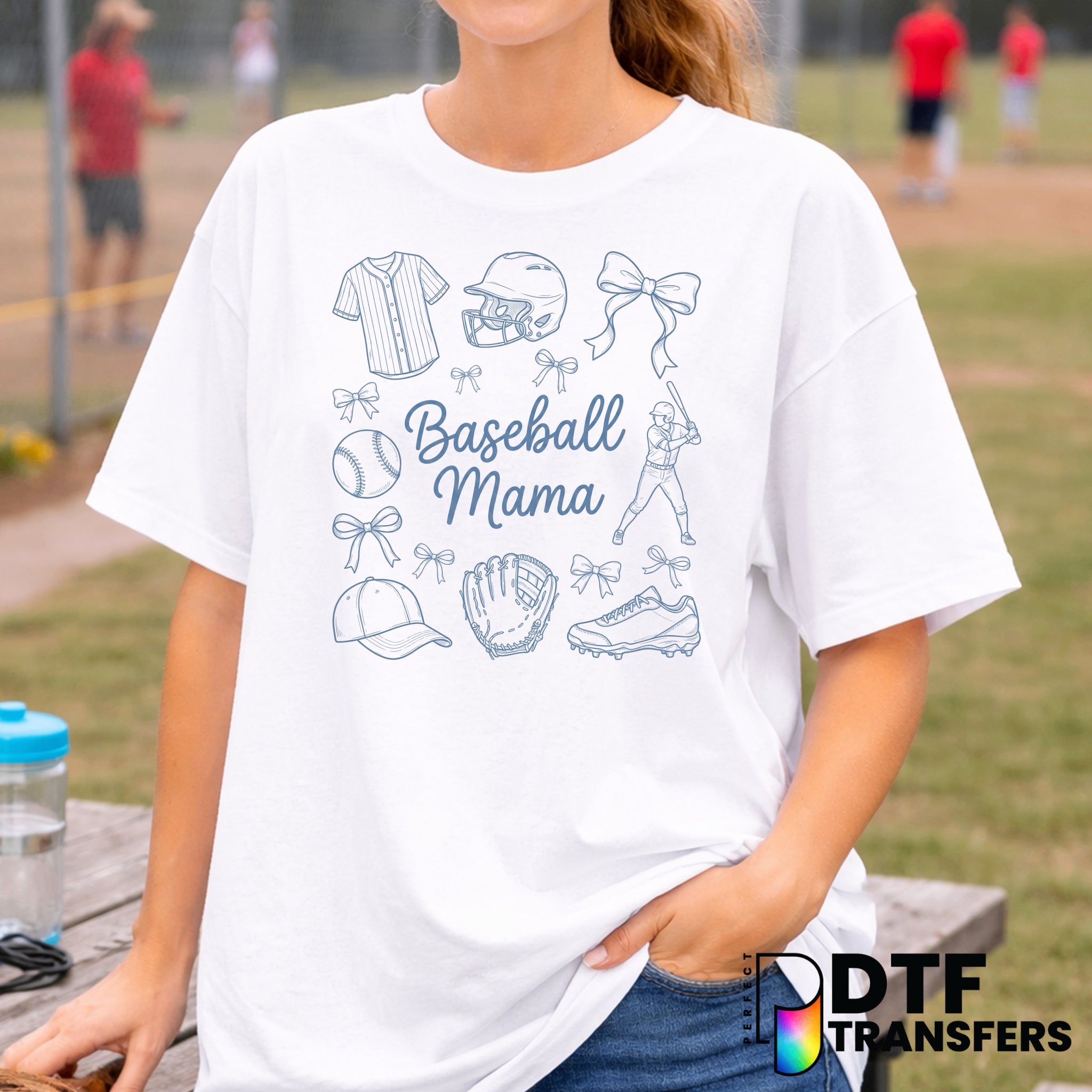 Baseball Mama – Baseball DTF Transfer